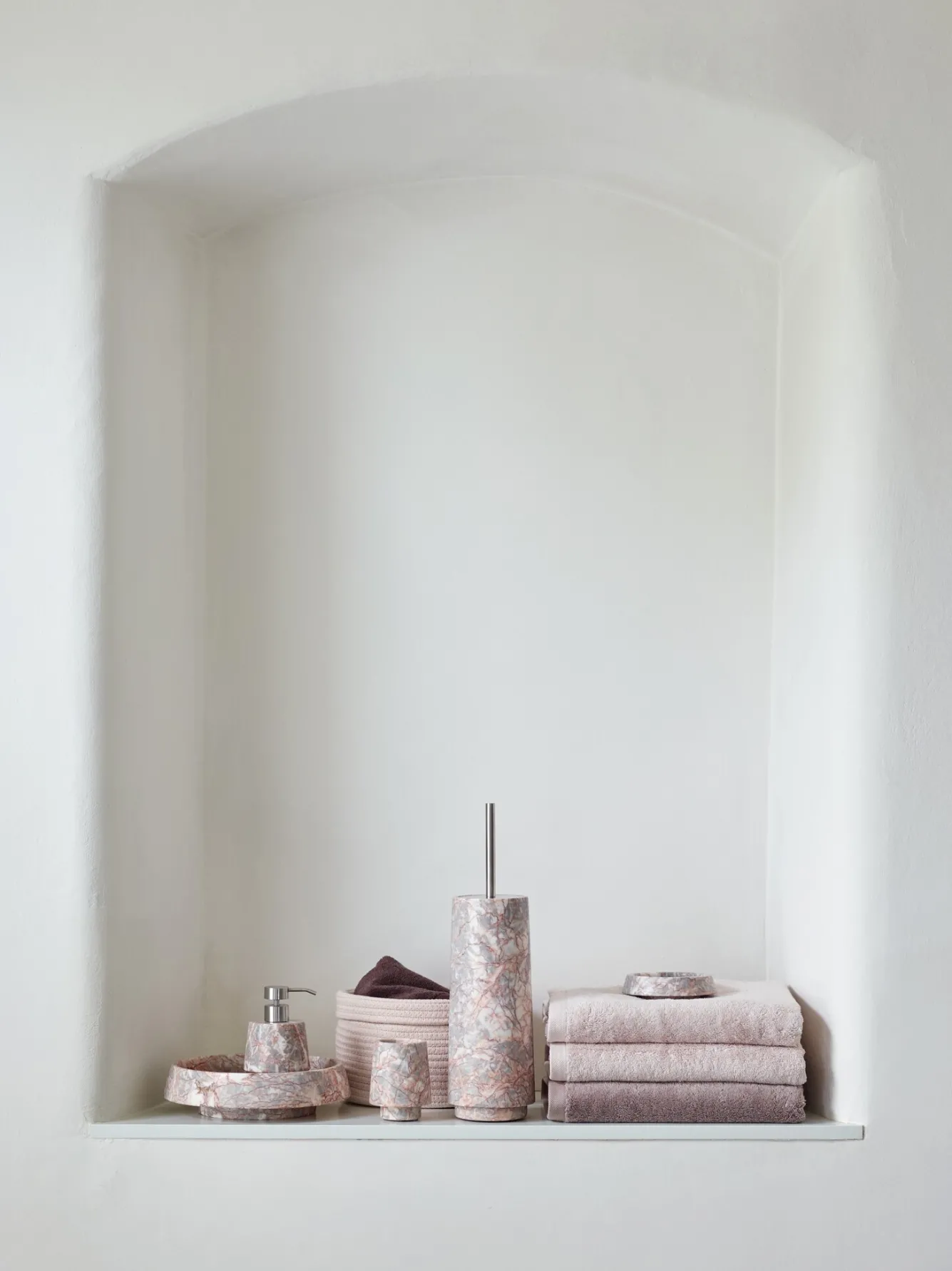 Aquanova Aquanova ORION toilet brush holder Almond