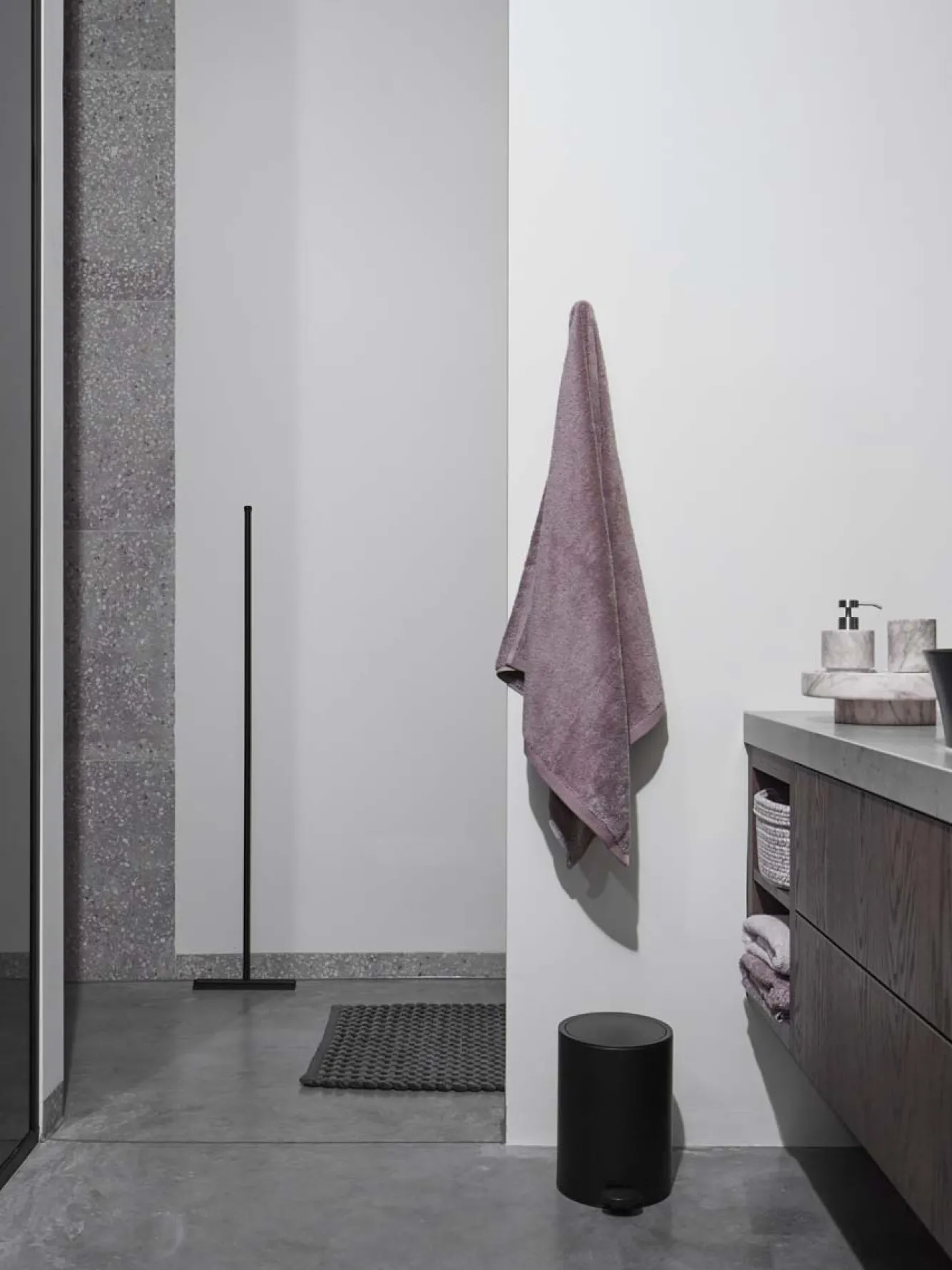 Aquanova ARVID floor wiper (black) ARVBWL-09