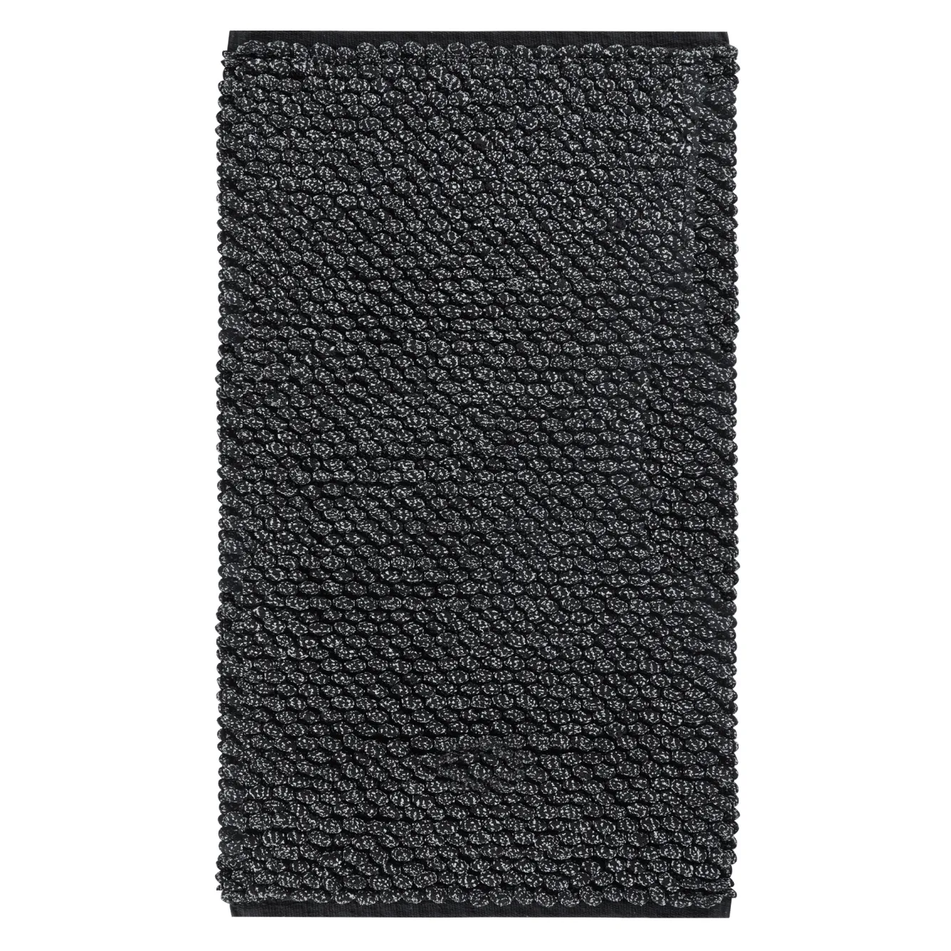 Aquanova Bath mat BRENT 60 x 100 cm color Black-09 (BREBMM-09)