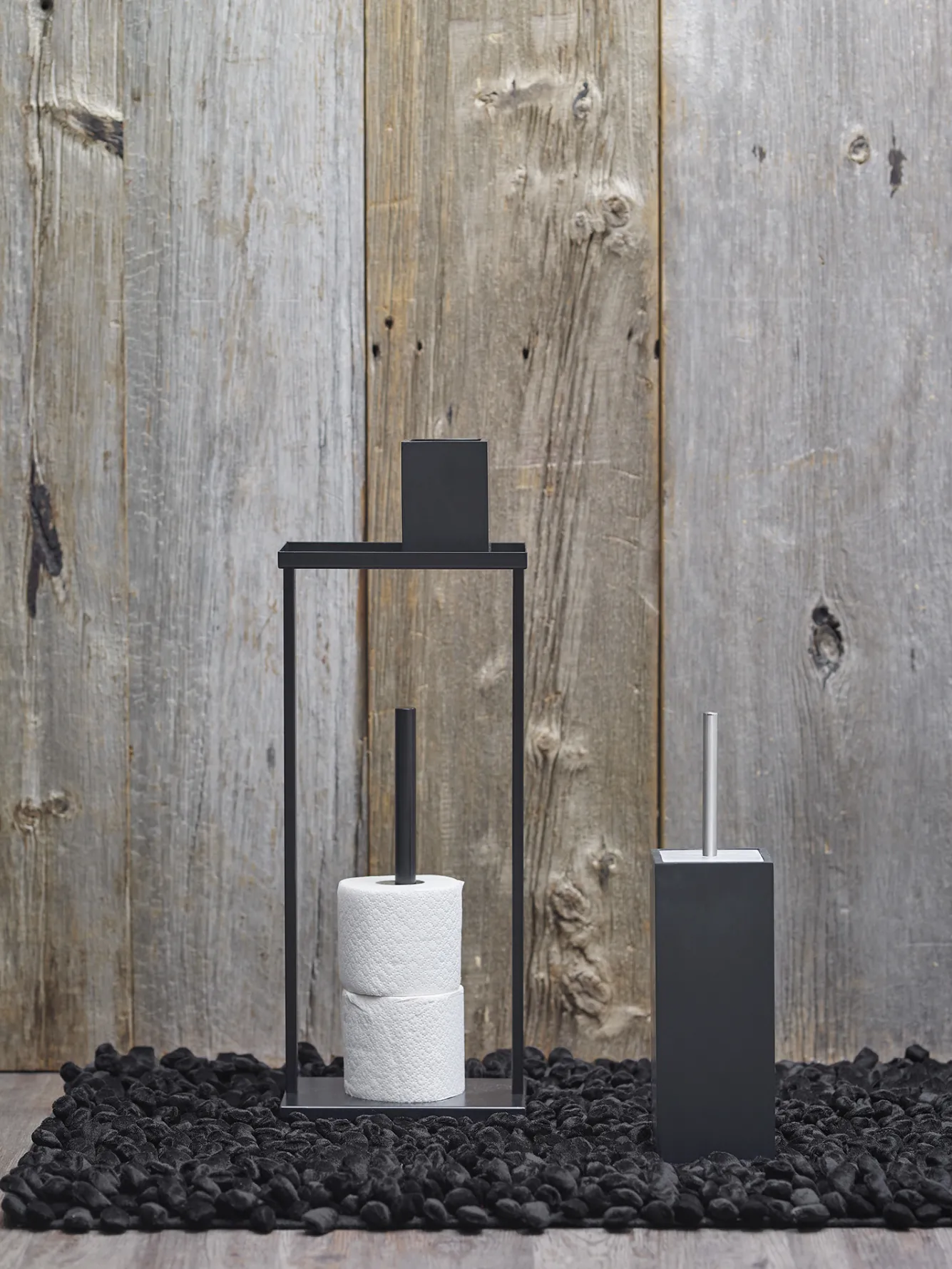 Aquanova Bath mat ROCCA Black-09, black (ROCBM-09)