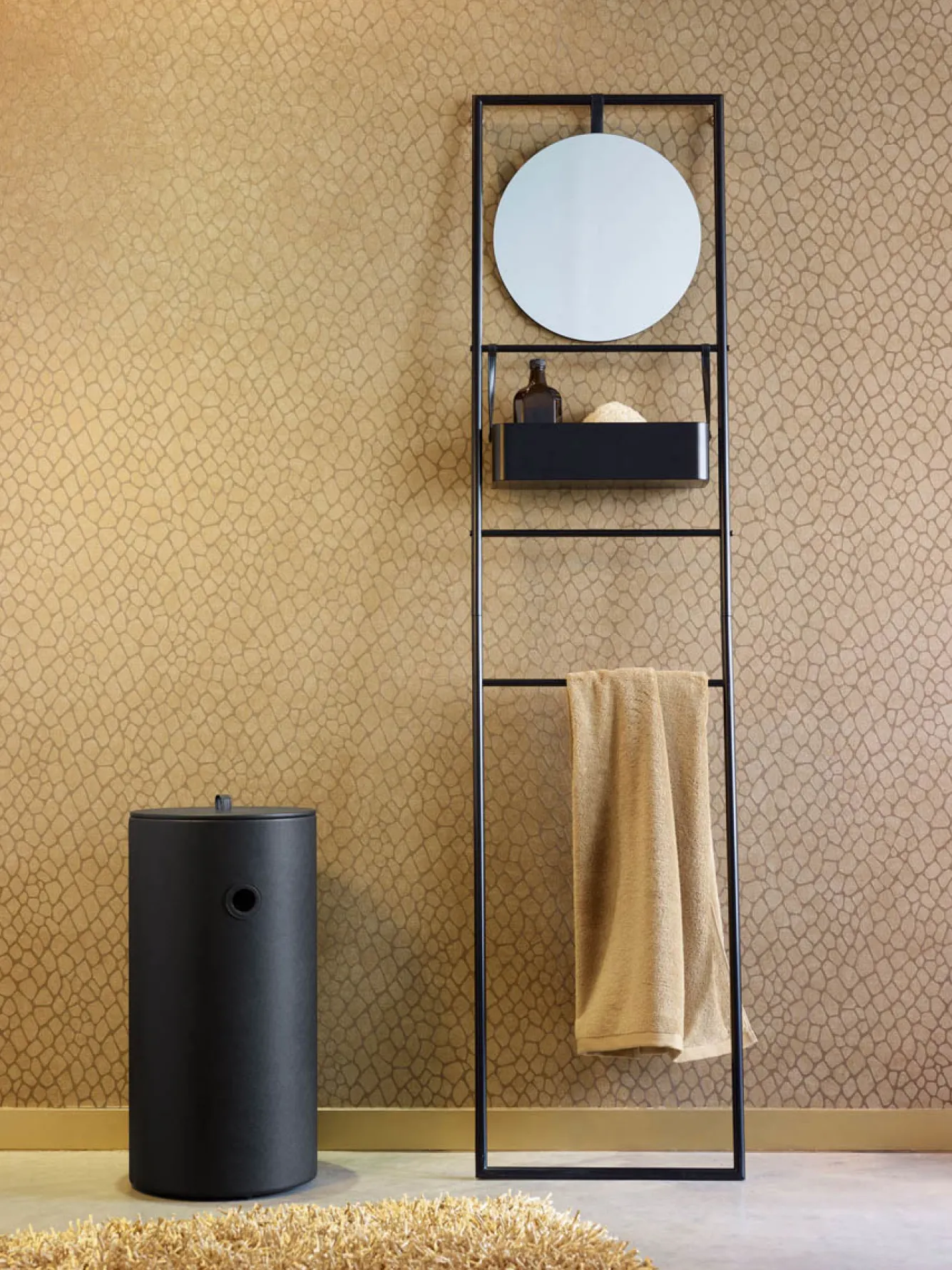 Aquanova Bath mat LONDON colour Ochre-443