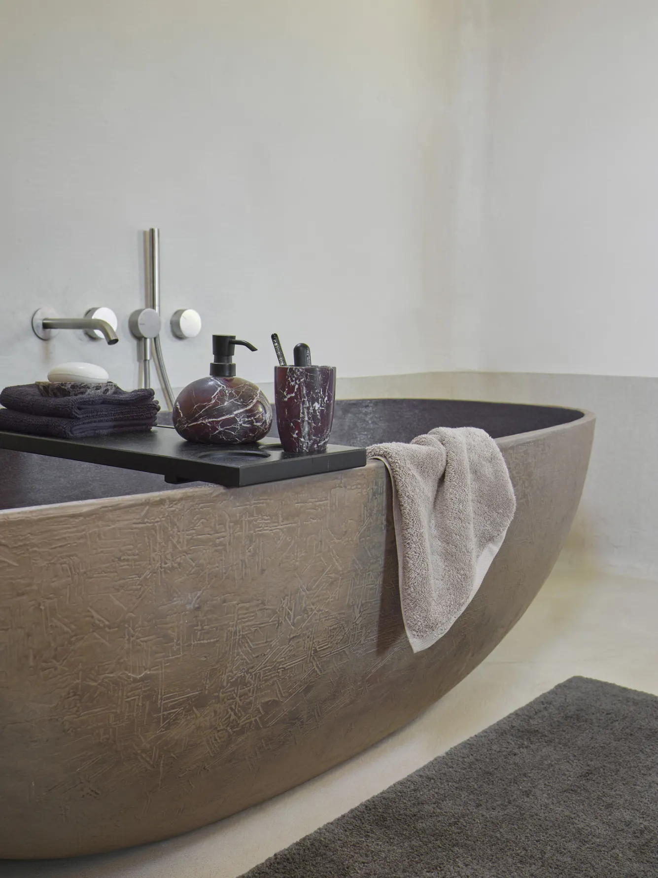 Aquanova Bath mat MAURO color Ash (MAUBM-109)