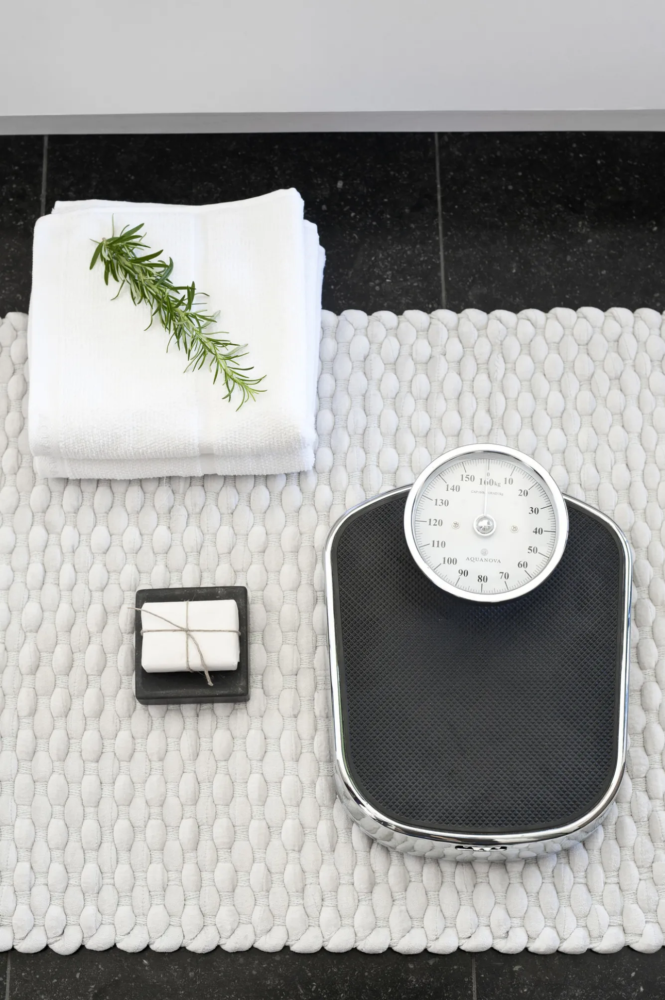 Aquanova Bath mat MAKS color Dark Gray-98