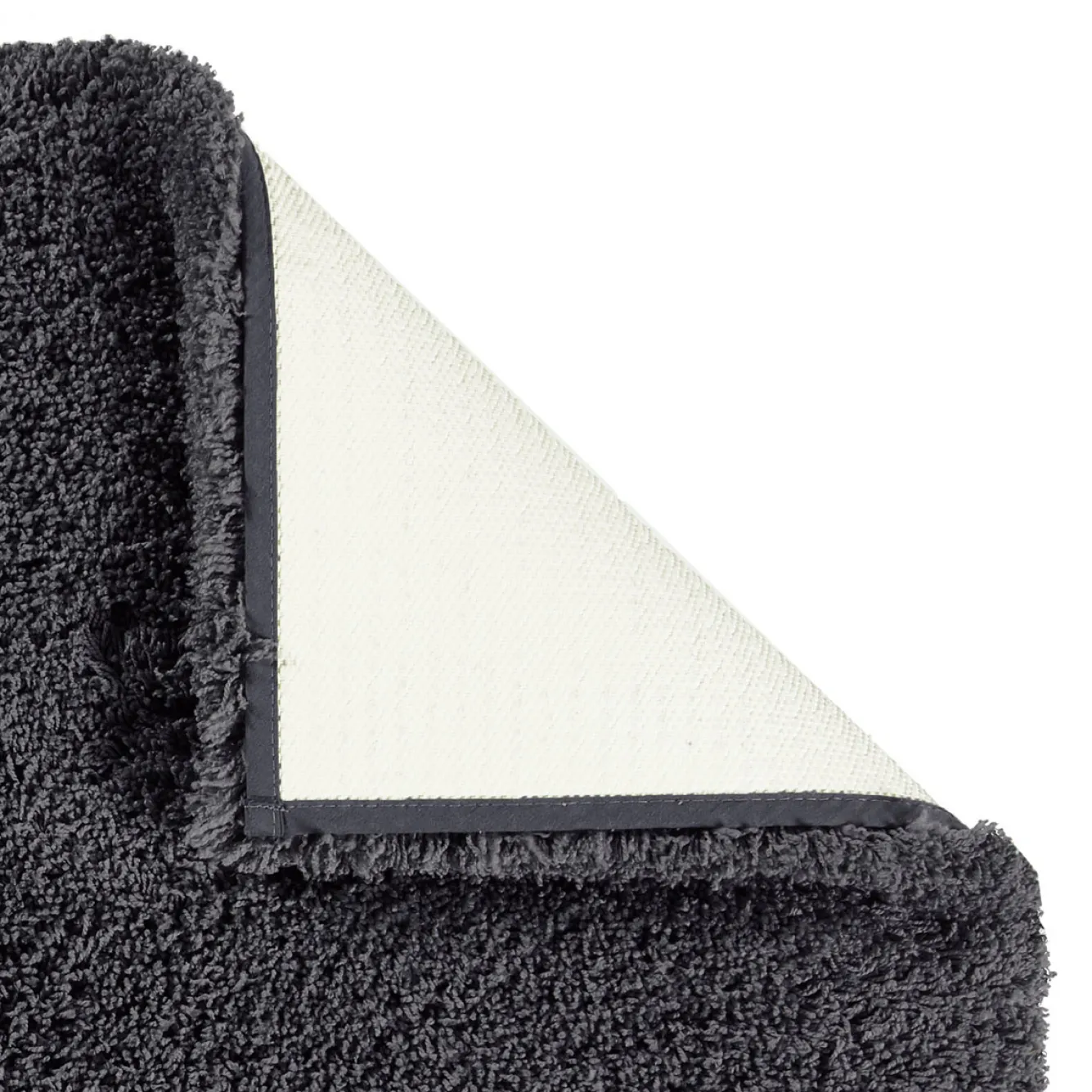 Aquanova Bath mat MUSA color Caviar-633 (dark gray)