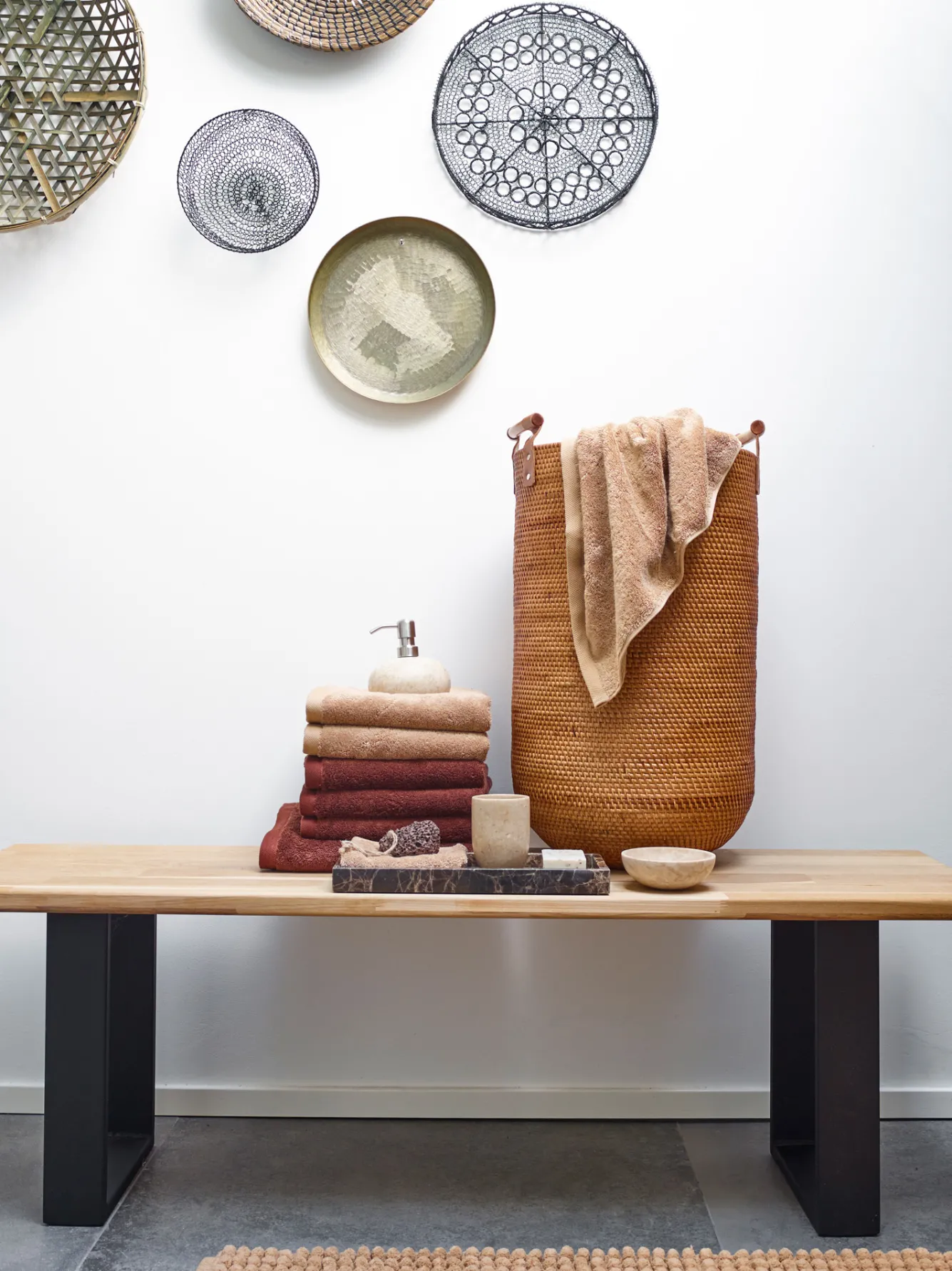 Aquanova Bath mat LONDON color Umber-284