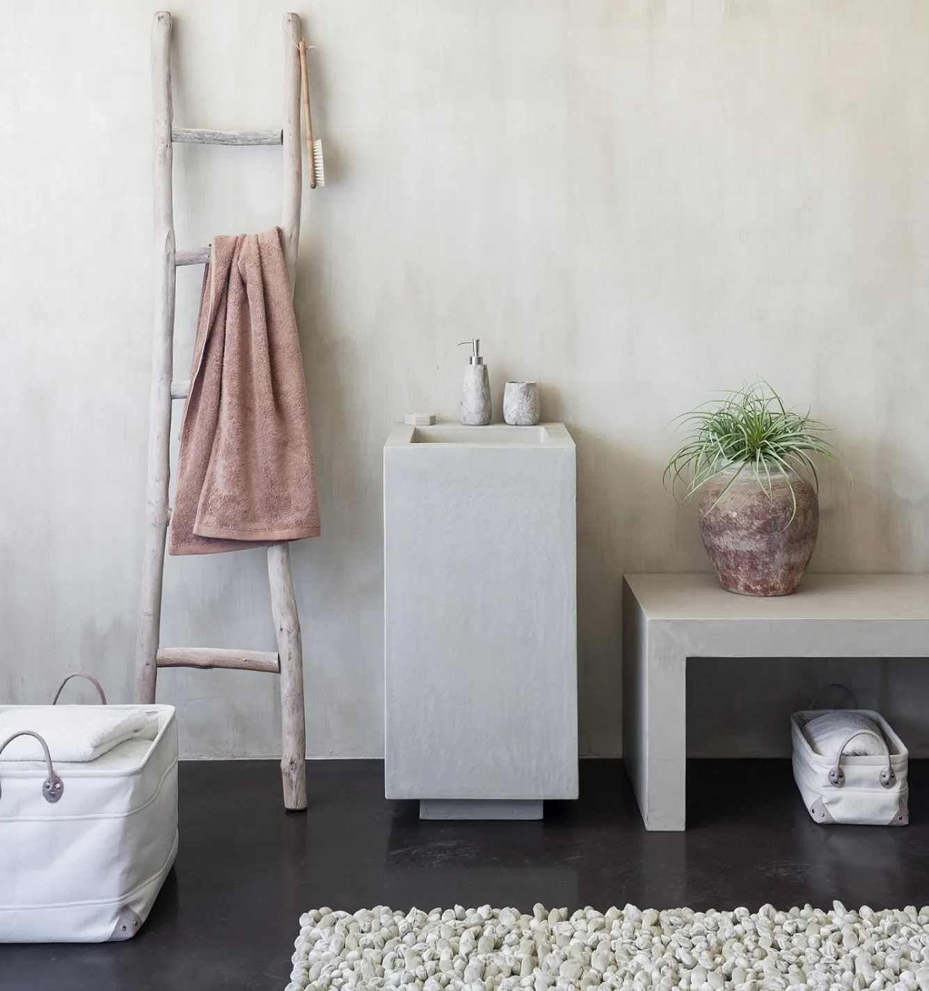 Aquanova Bath textiles LONDON color Dusty Pink-87