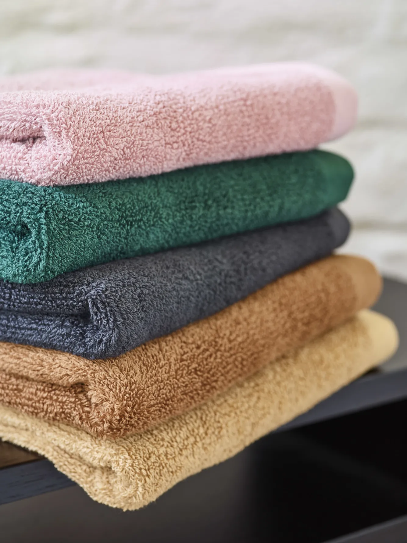 Aquanova Bath textiles OSLO color Caviar, dark gray (OSLTW-633)