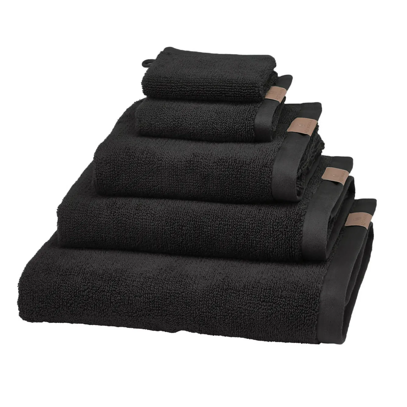 Aquanova Bath textiles OSLO color Black, black (OSLTW-09)