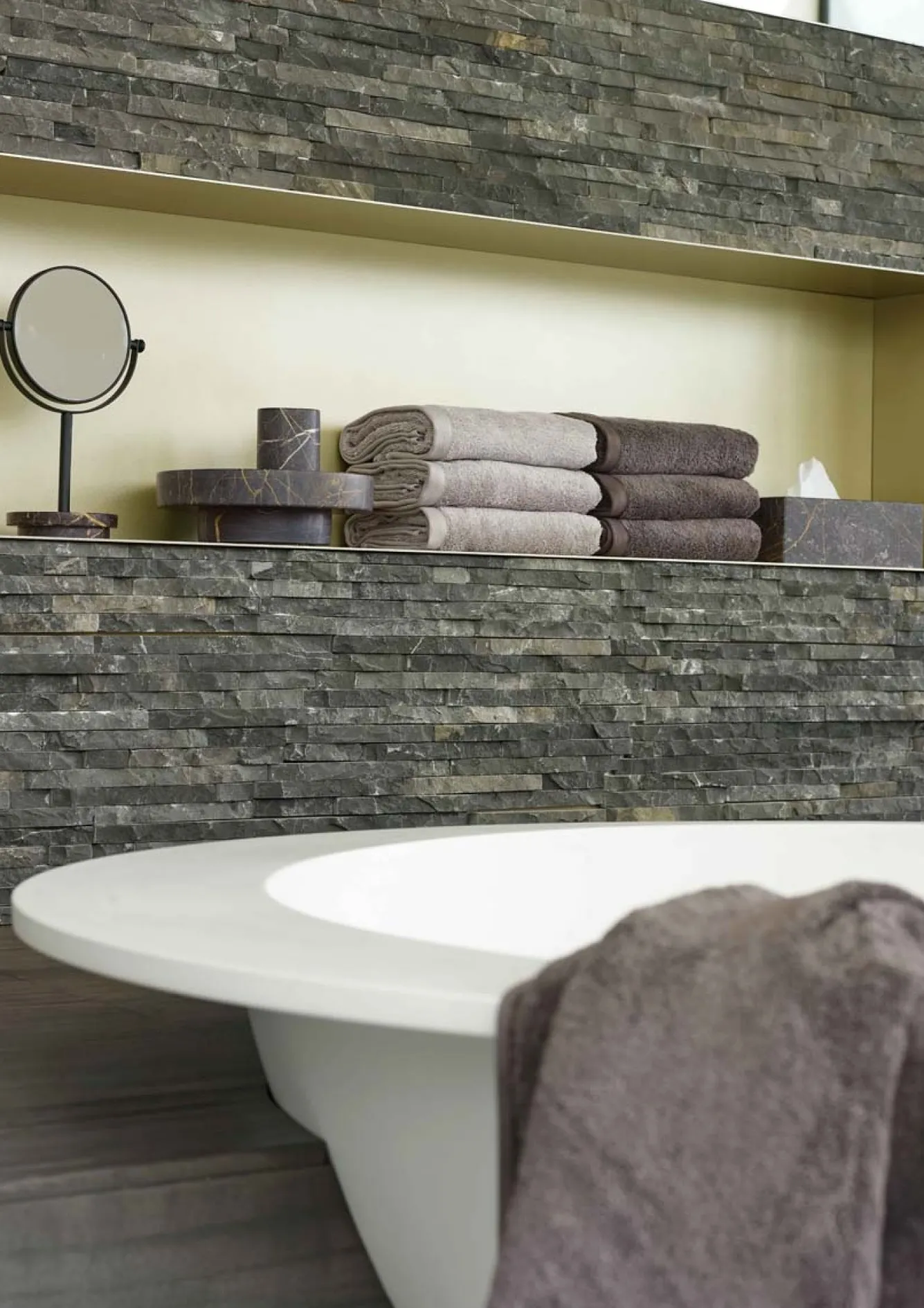 Aquanova Bath textiles LONDON color Ash-109