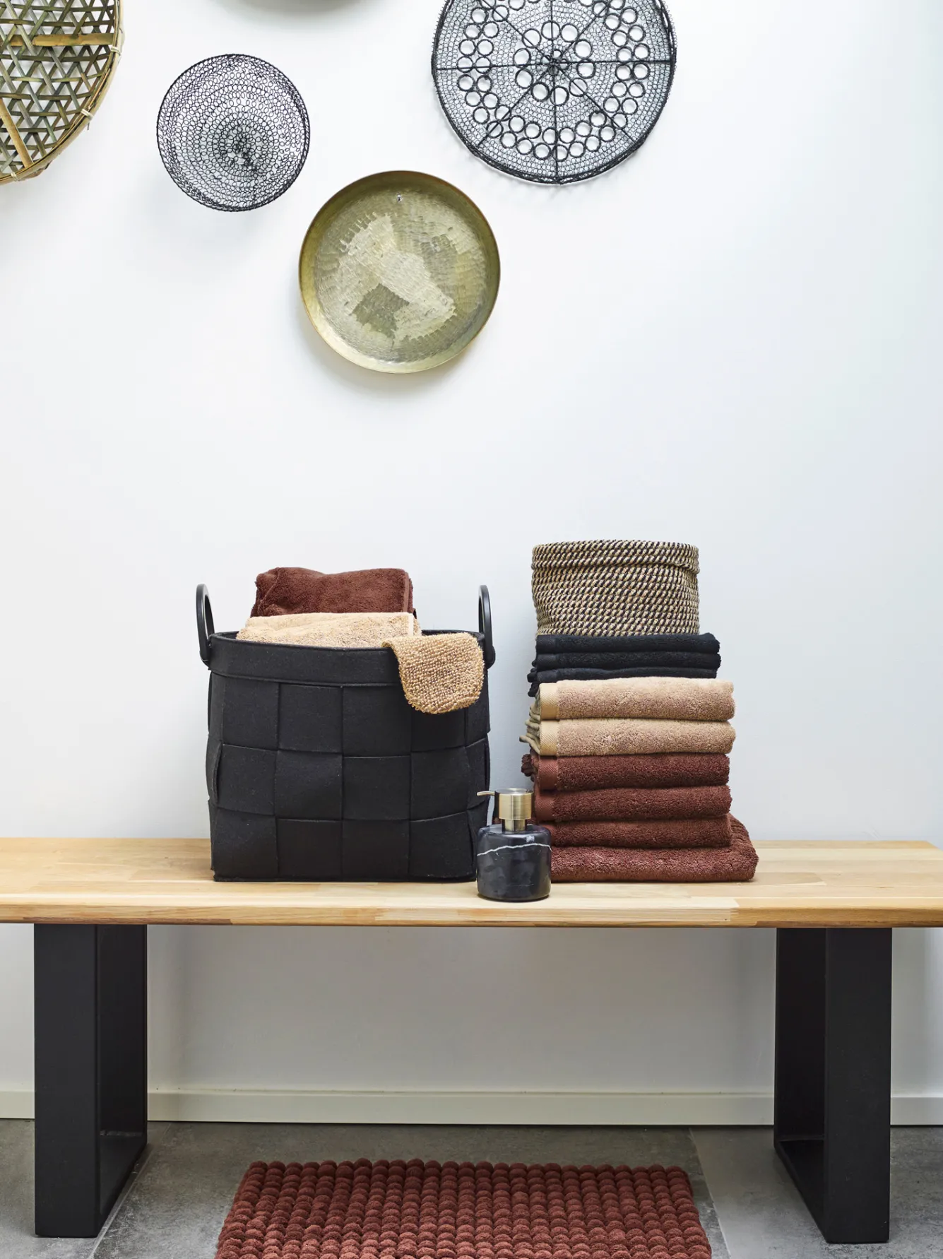 Aquanova Bath textiles LONDON color Umber-284