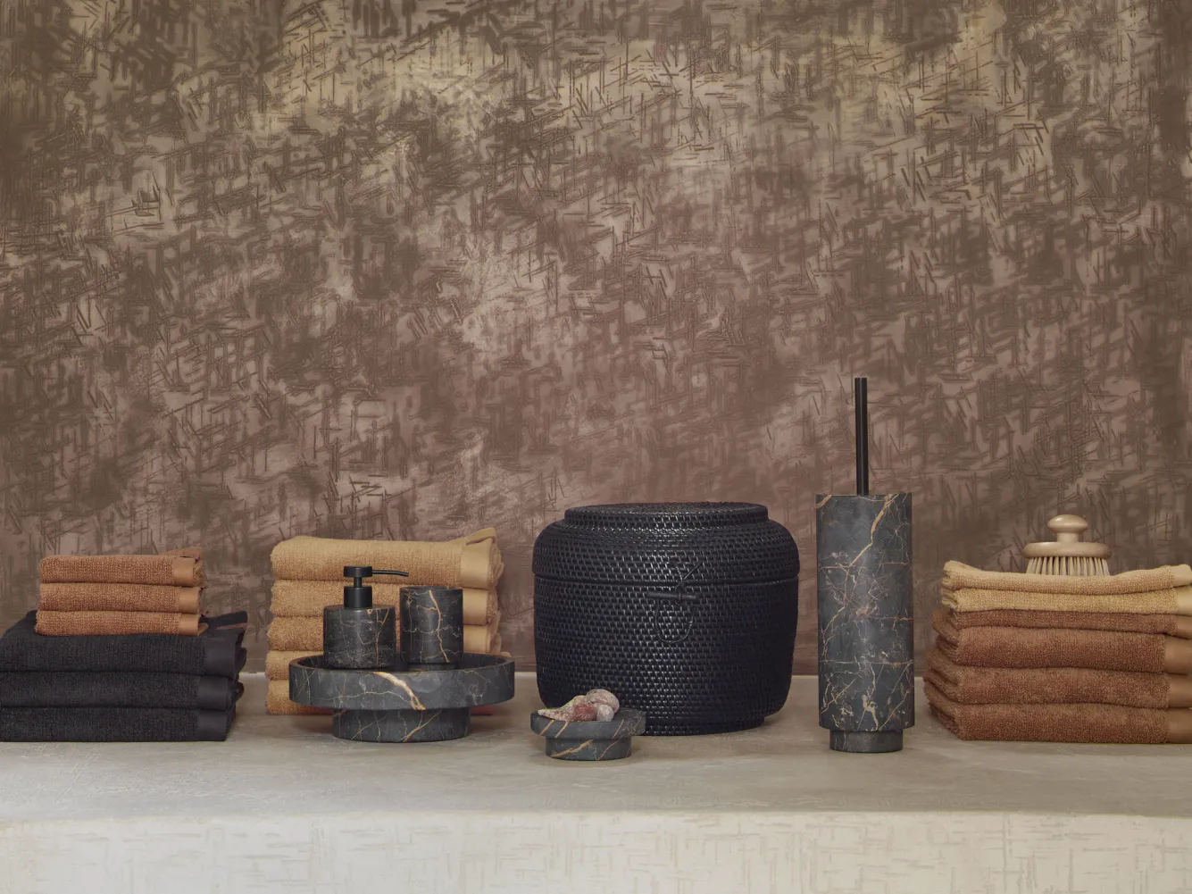 Aquanova Bath textiles OSLO color Cinnamon (OSLTW-804)