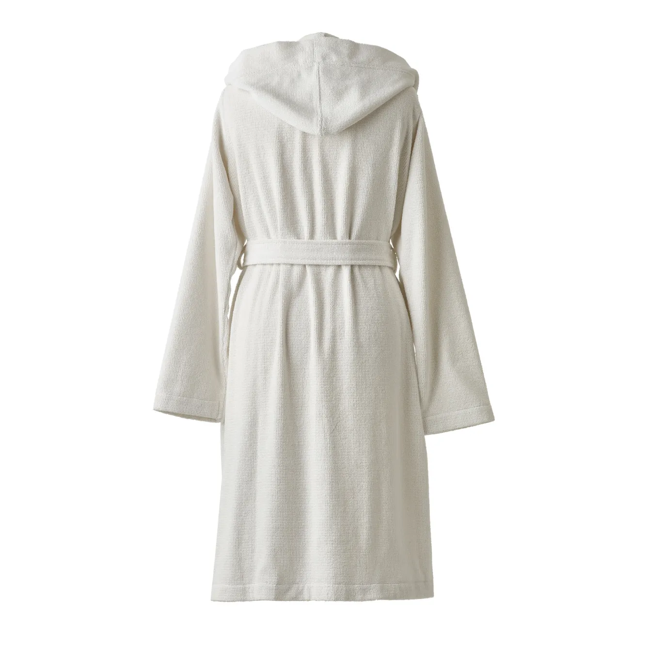 Aquanova Bathrobe with hood OSLO color Cloud (white) Size L
