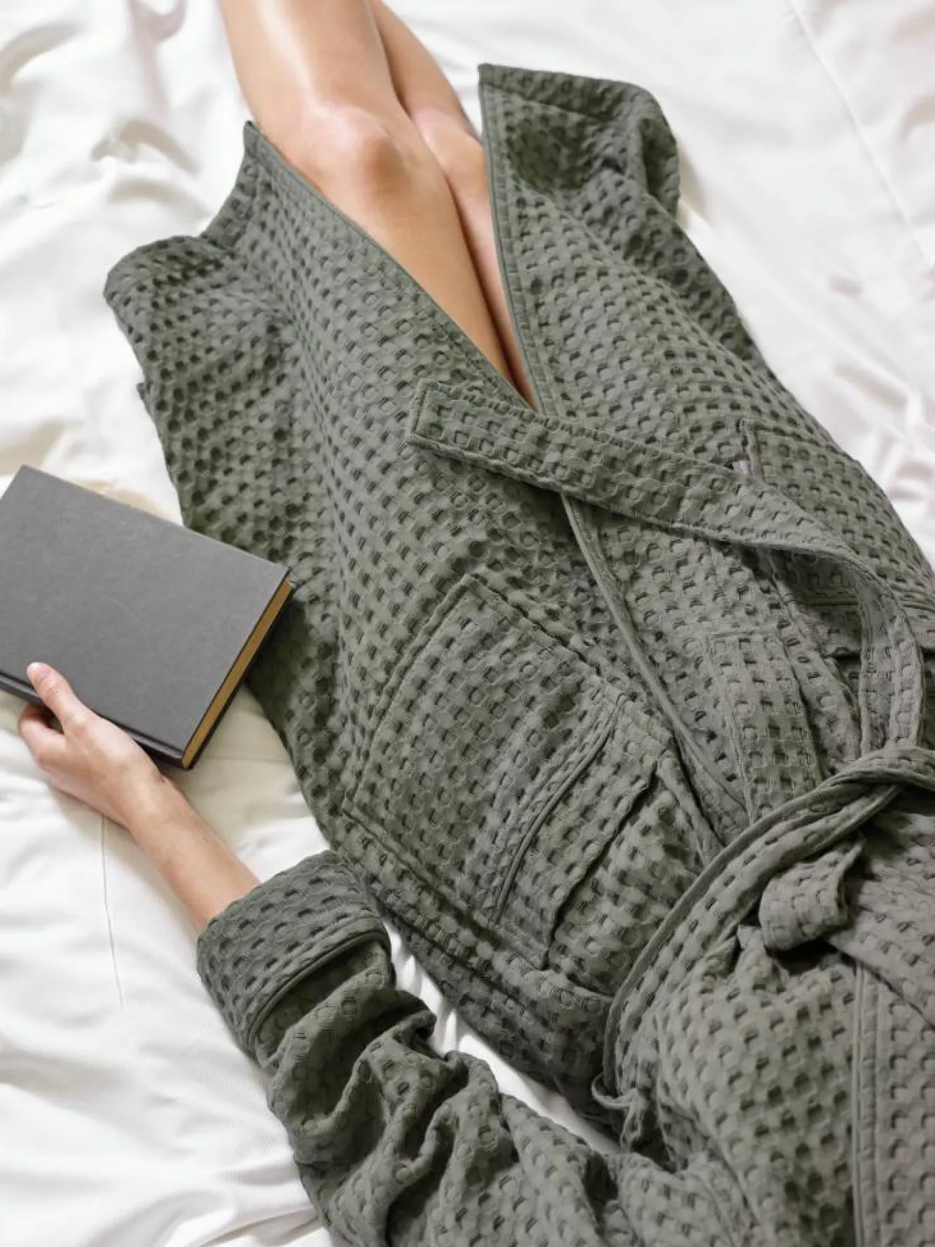 Aquanova Bathrobe VIGGO color Forest-269 (green) Size S