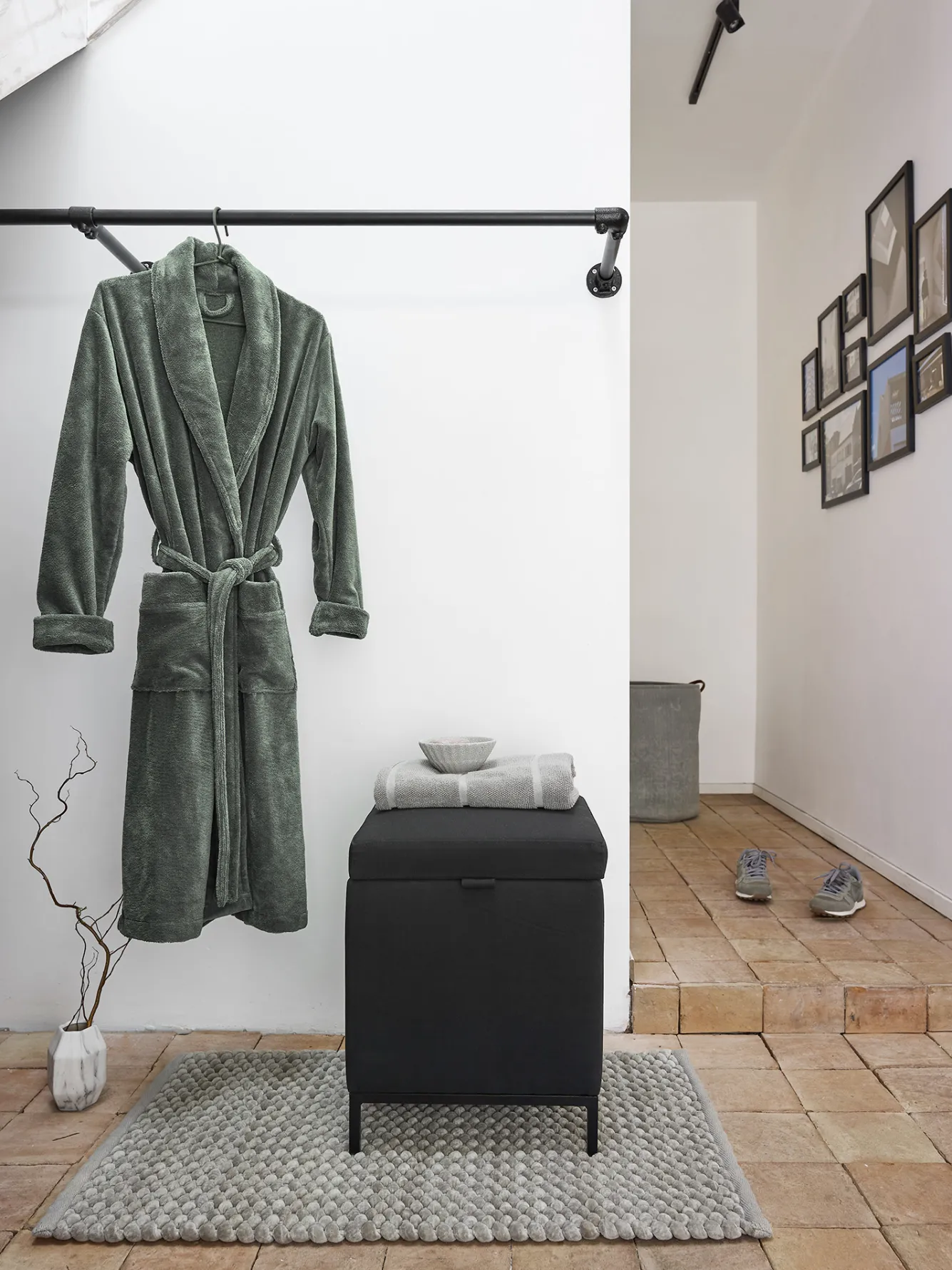 Aquanova Bathrobe EINAR color Forest-269 (green)