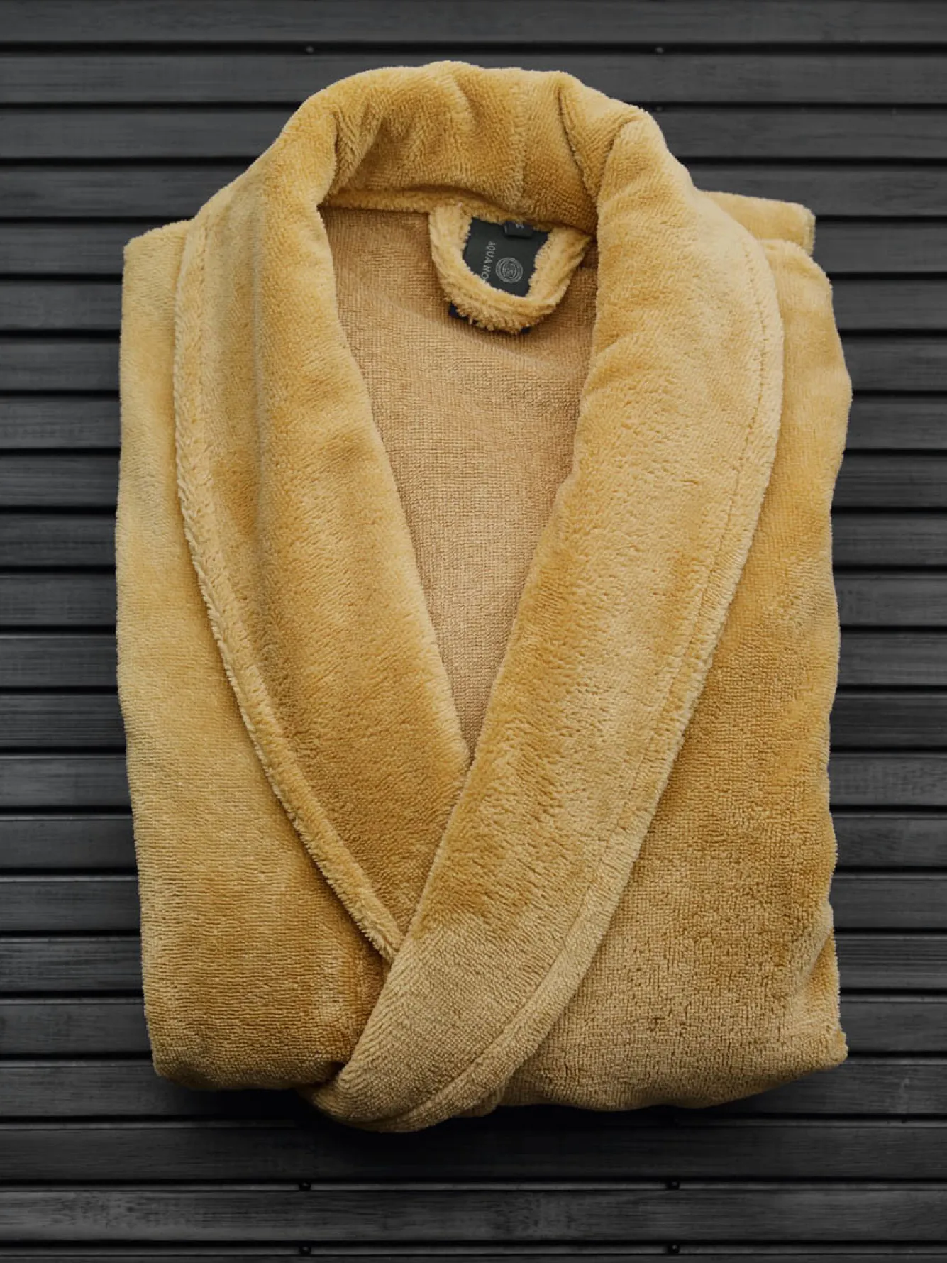 Aquanova Bathrobe EINAR color Ochre-443 (yellow / ocher)