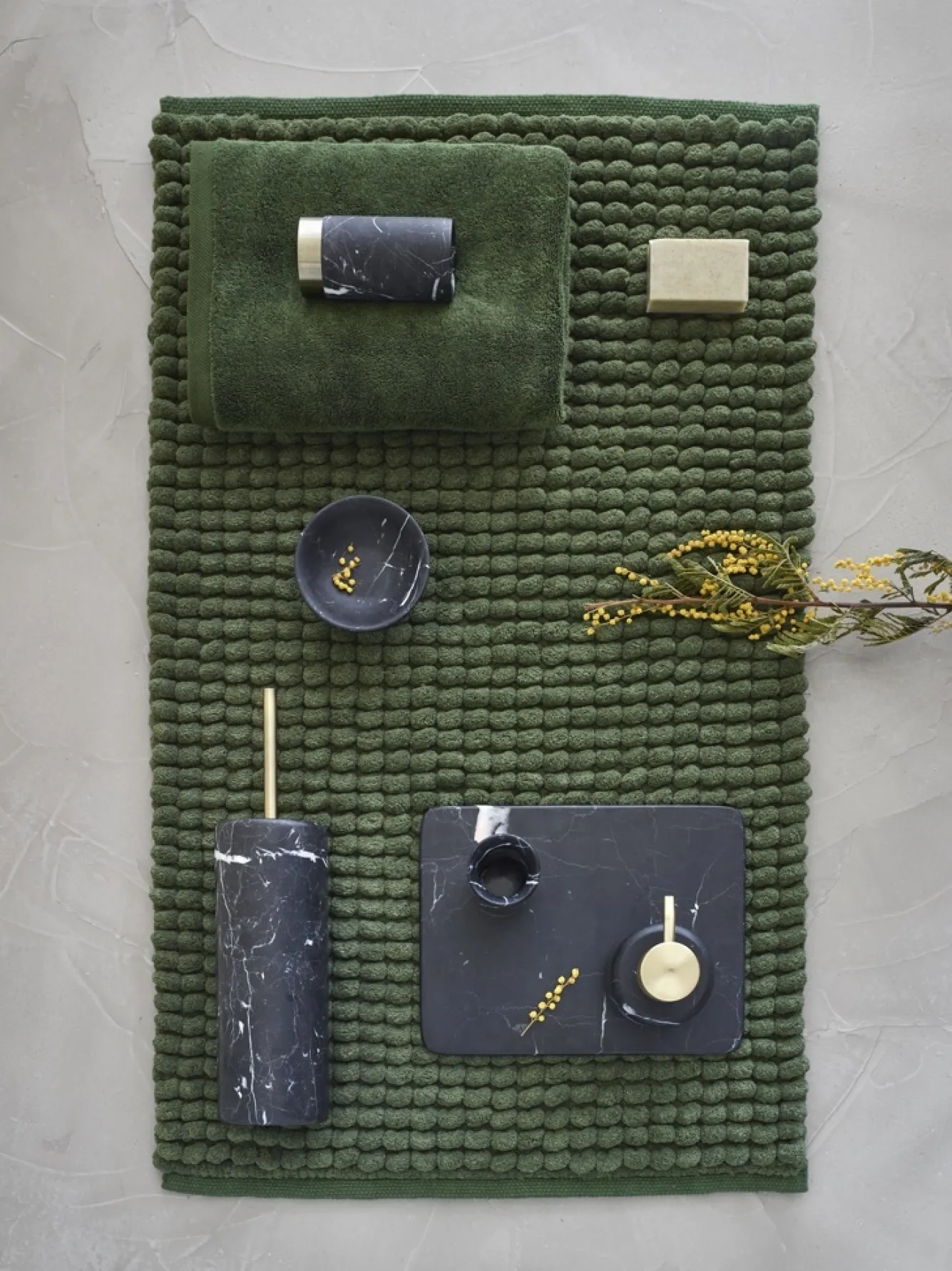 Aquanova Cosmetic mirror NERO color Black (black)