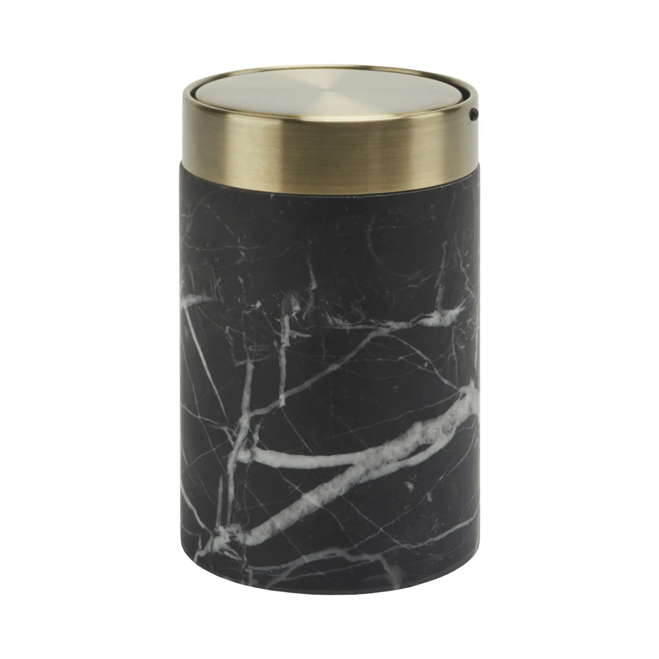 Aquanova Cosmetics waste bin NERO color Black (black)