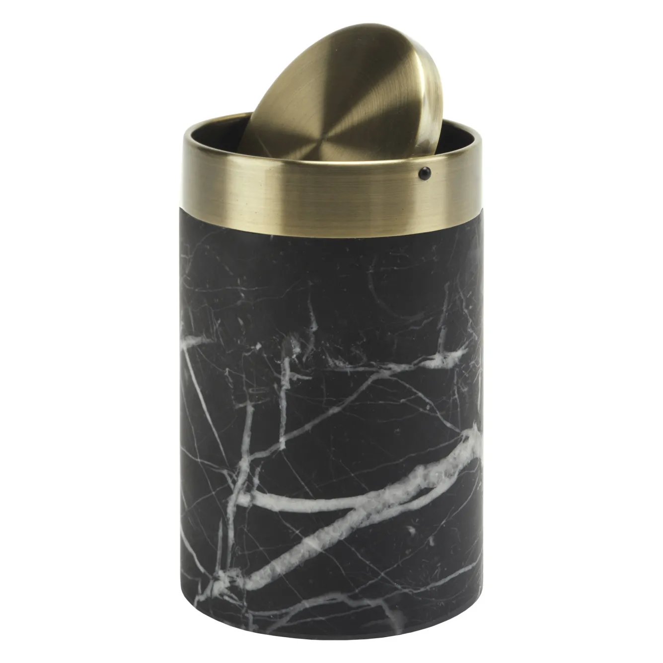 Aquanova Cosmetics waste bin NERO color Black (black)
