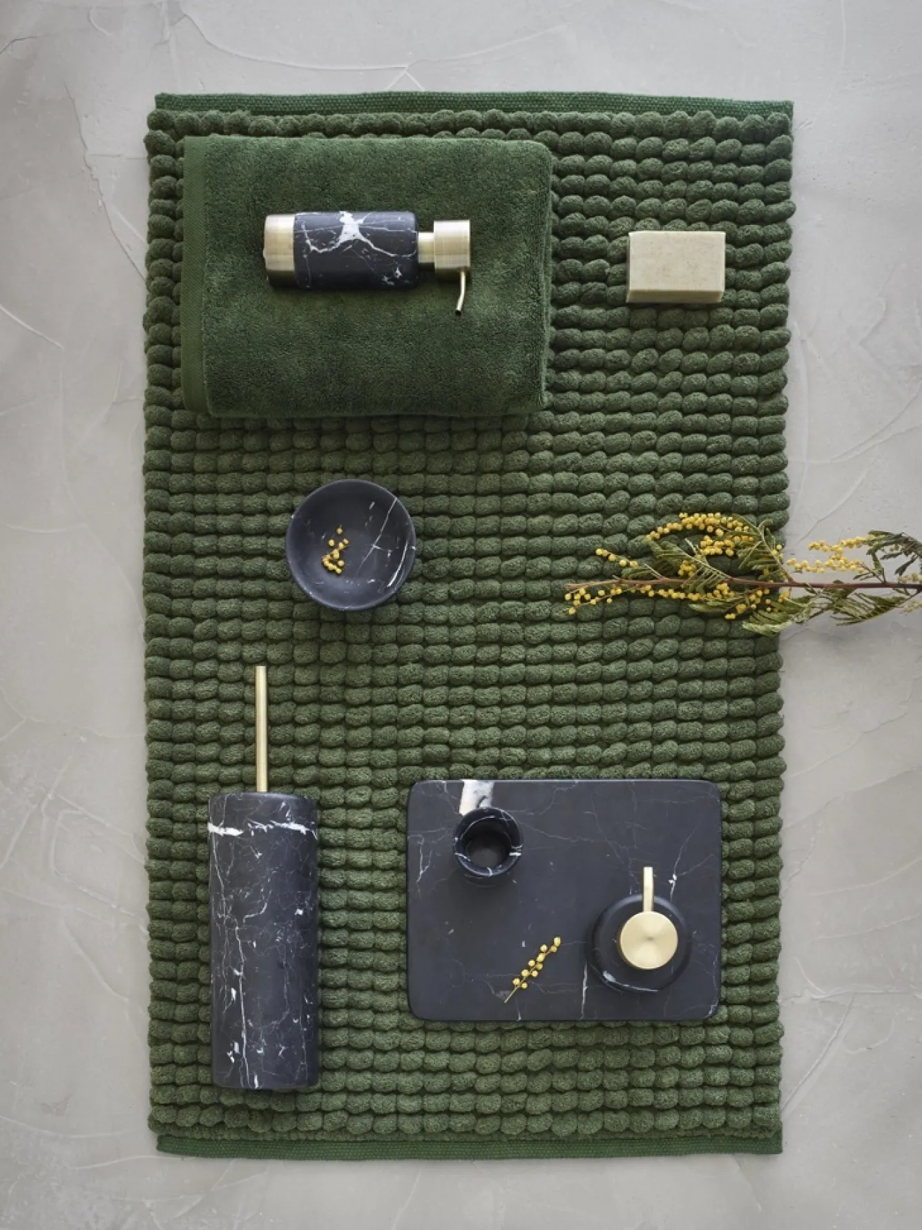 Aquanova Cosmetics waste bin NERO color Black (black)