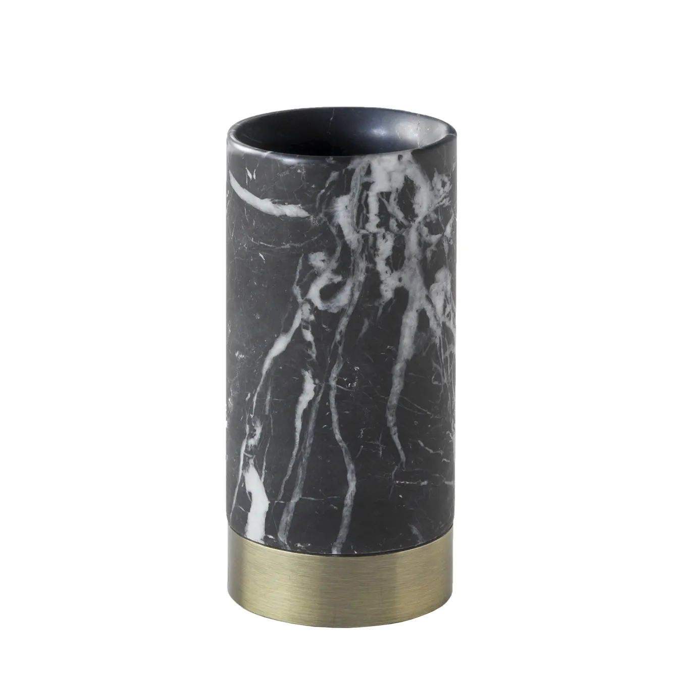 Aquanova Cup / toothbrush holder NERO color Black (black)