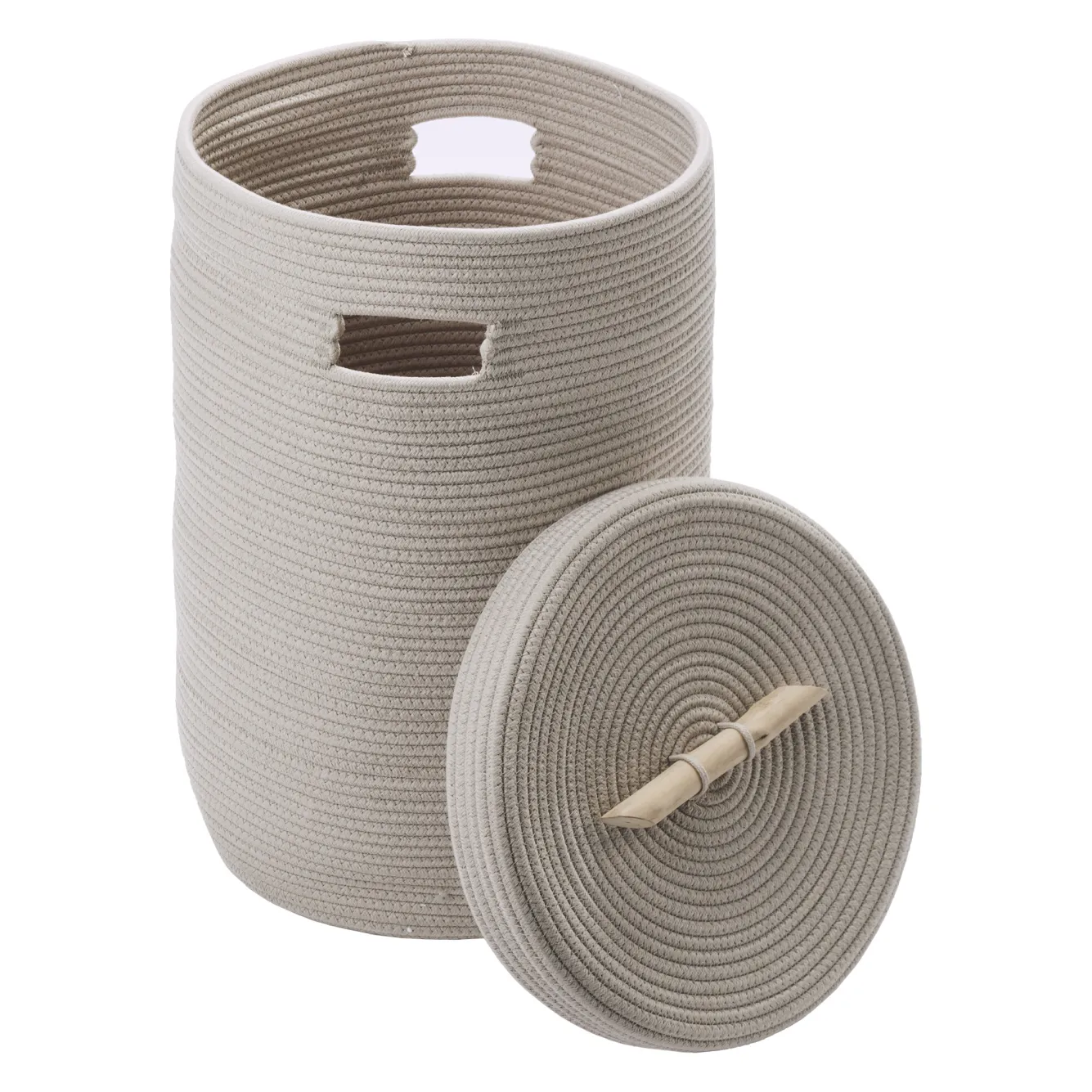 Aquanova Laundry basket OTIS color Truffle-106 (beige / greige)