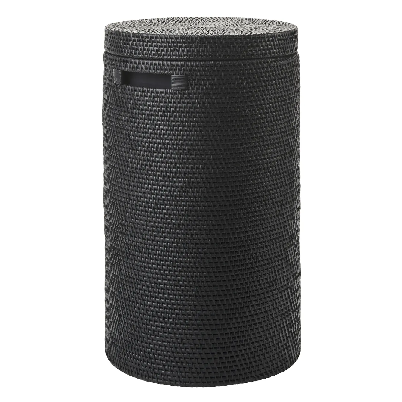 Aquanova Laundry basket with lid CINO color Black (black)