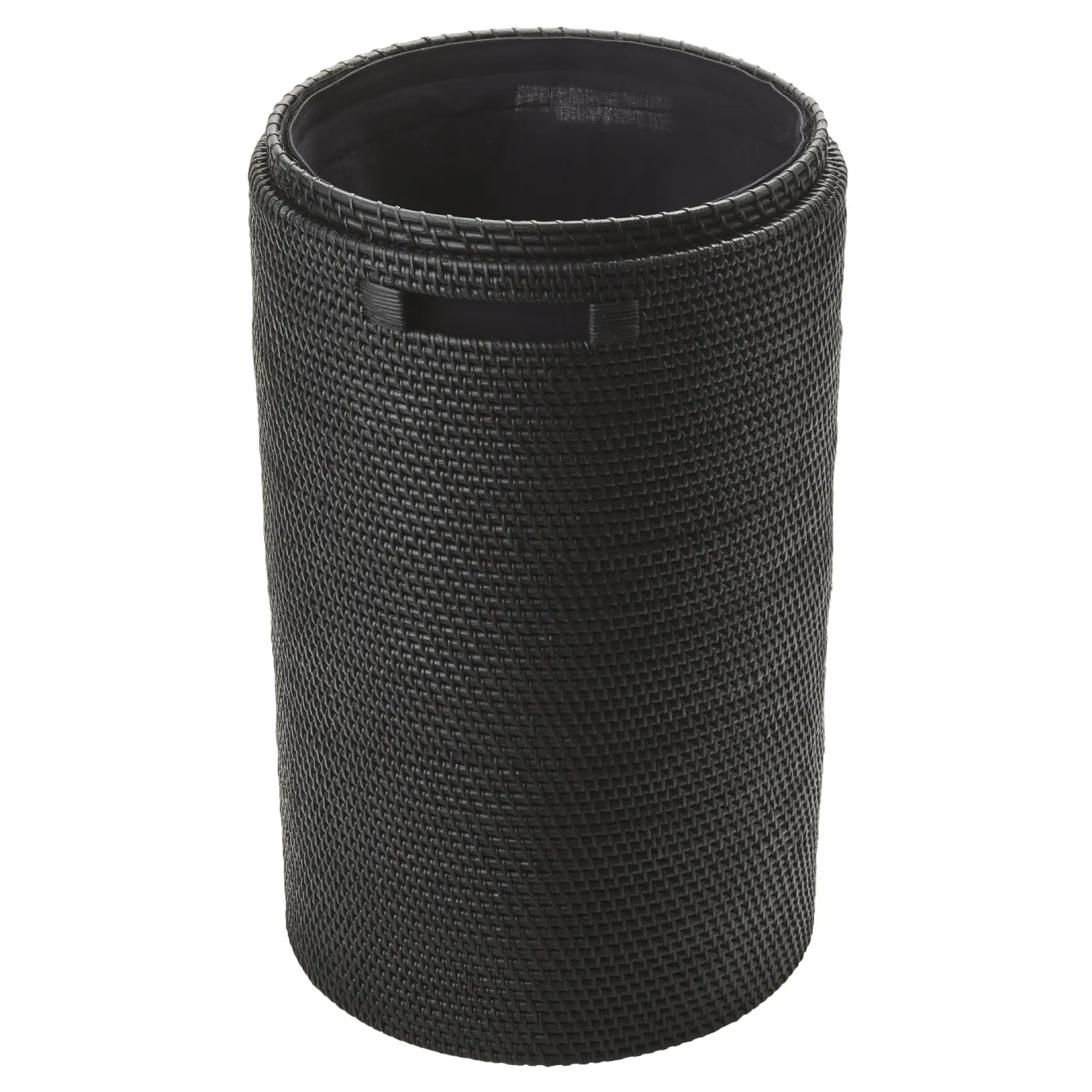 Aquanova Laundry basket with lid CINO color Black (black)