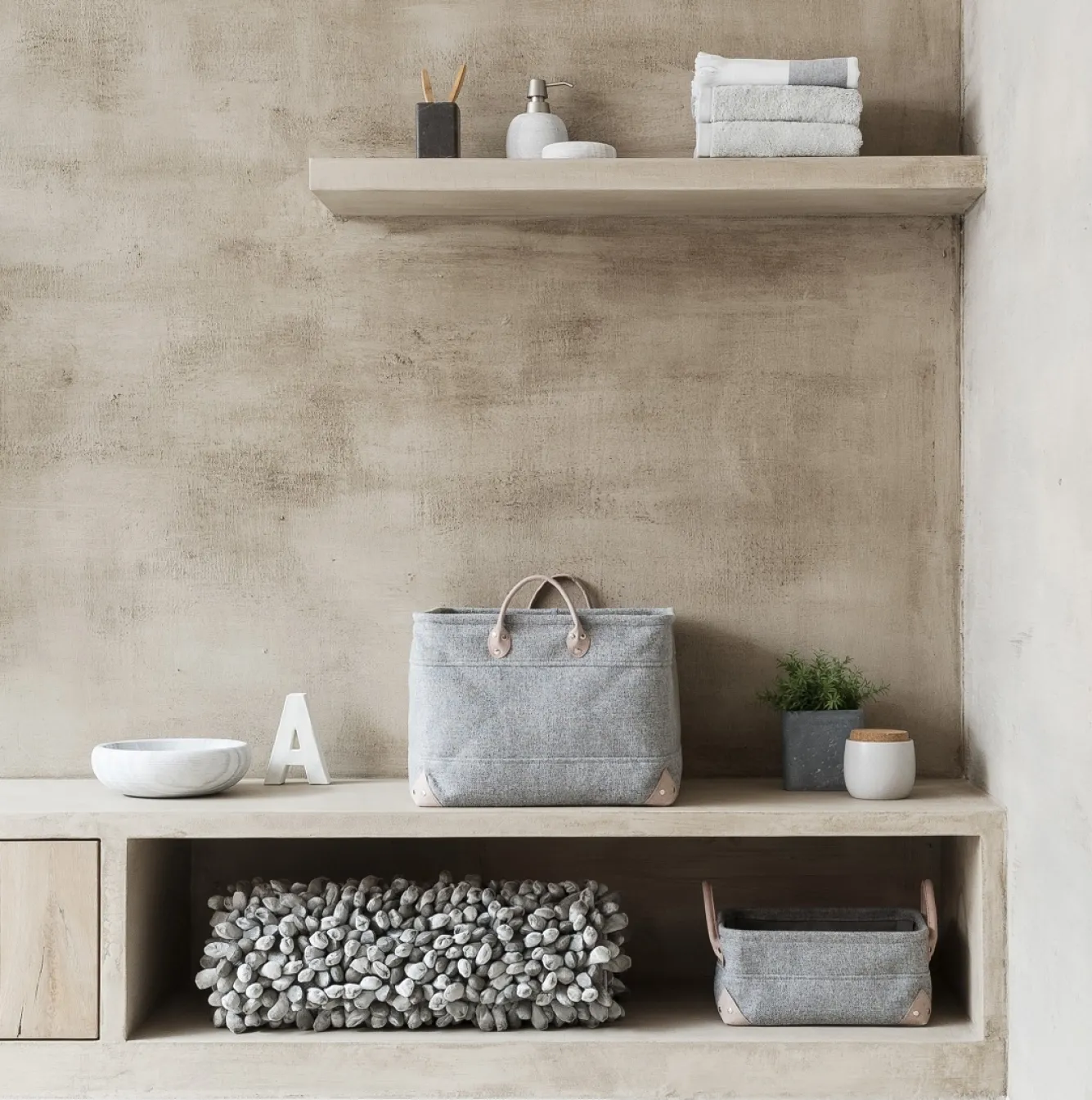 Aquanova Laundry basket LUBIN Silver Gray-95