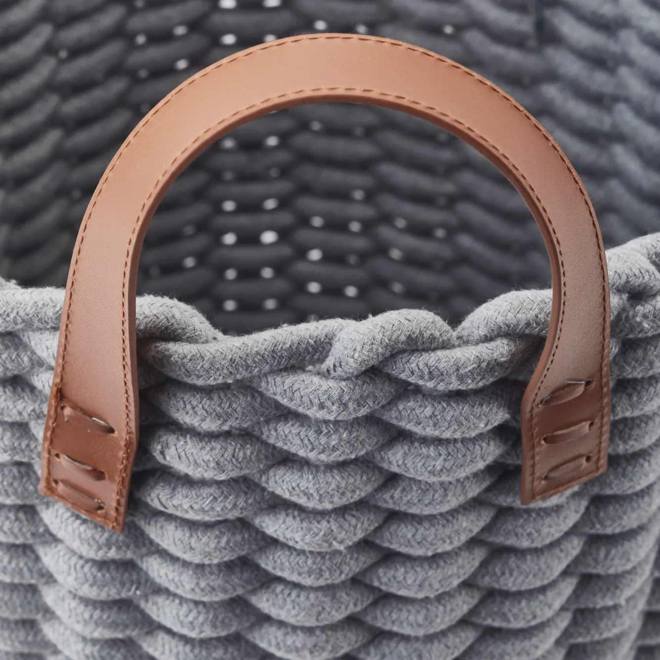 Aquanova Laundry basket RUDON color Gray-92 (gray)