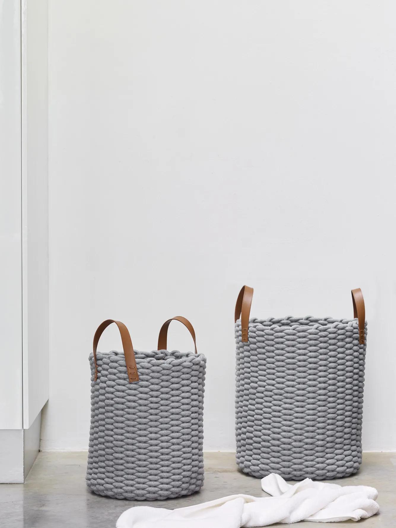 Aquanova Laundry basket RUDON color Gray-92 (gray)