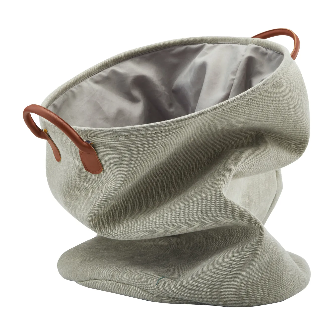 Aquanova Laundry basket YORK color Sage Green-582 (green)