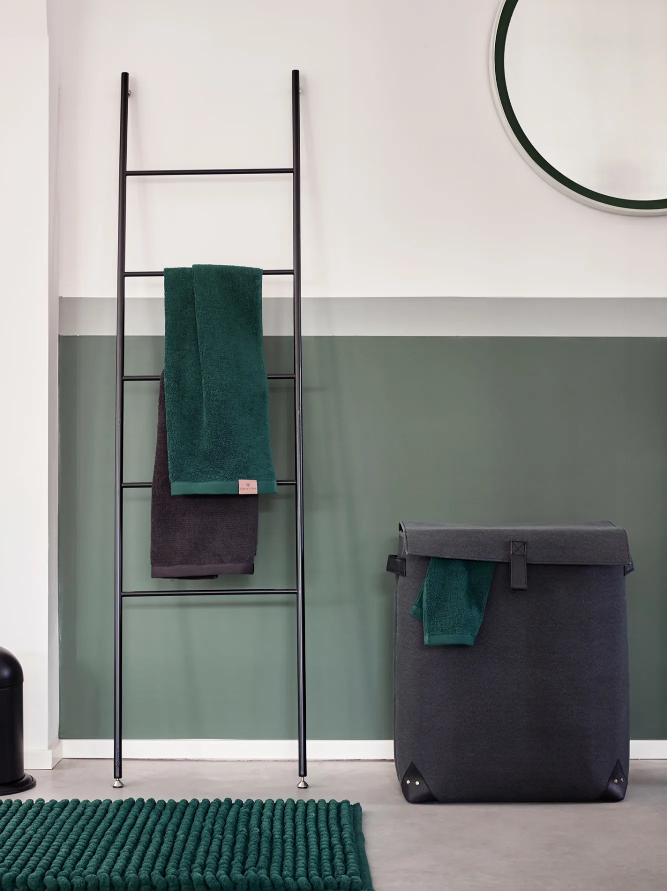 Aquanova Laundry basket ARIAN color Dark Gray (ARILAL-98)