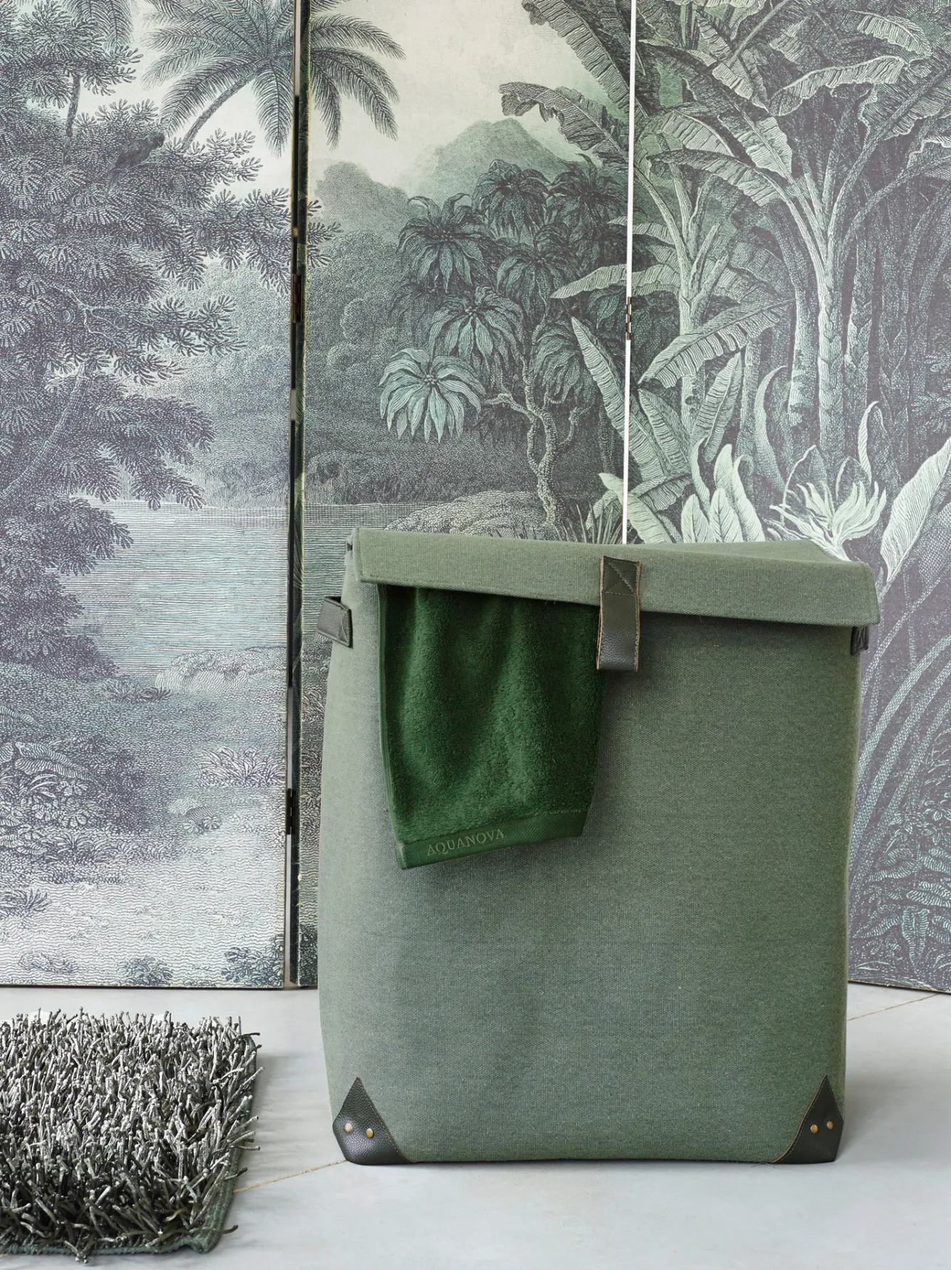 Aquanova Laundry basket ARIAN color Dark Gray (ARILAL-98)