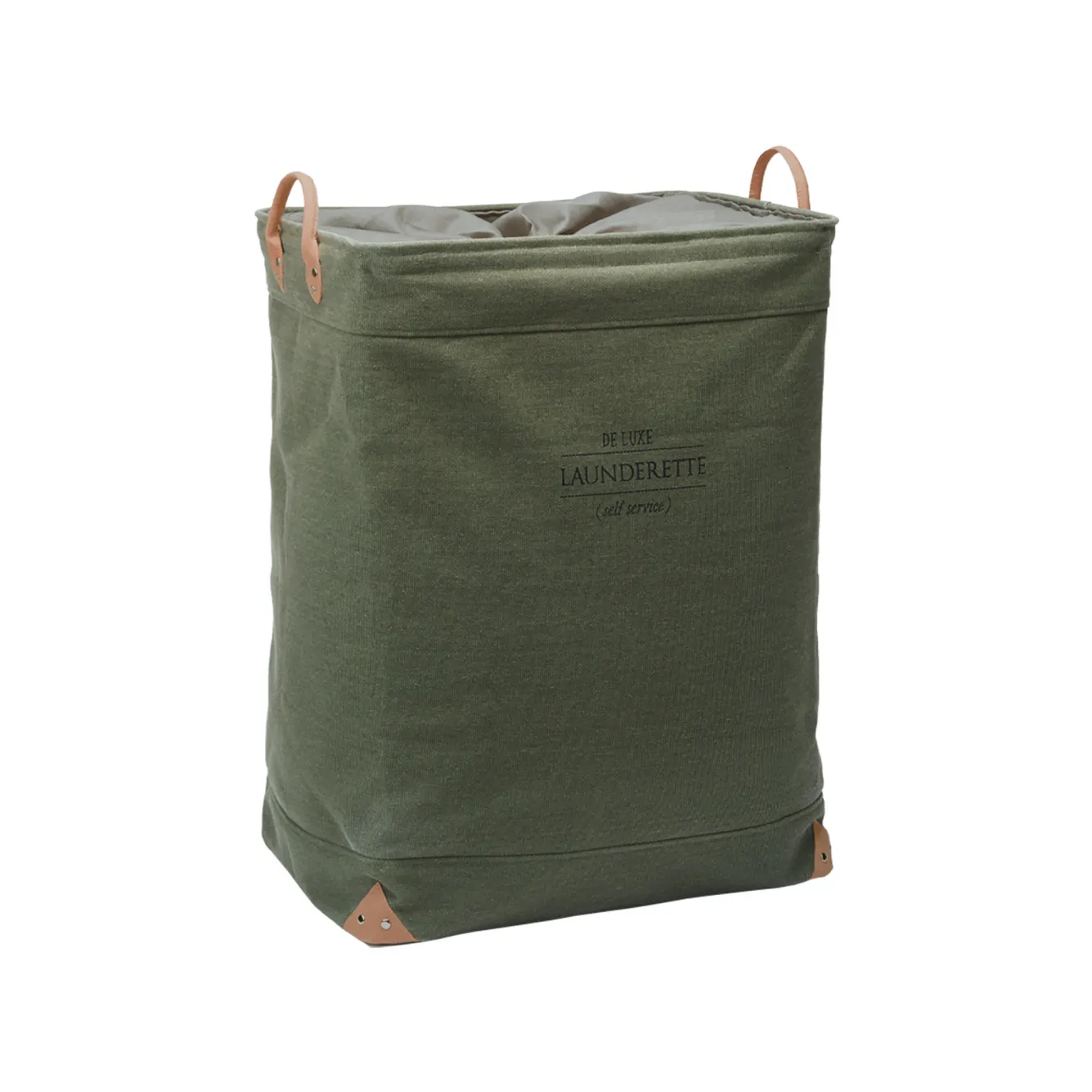 Aquanova Laundry basket LUBIN Sage Green (LUBLAL-582)