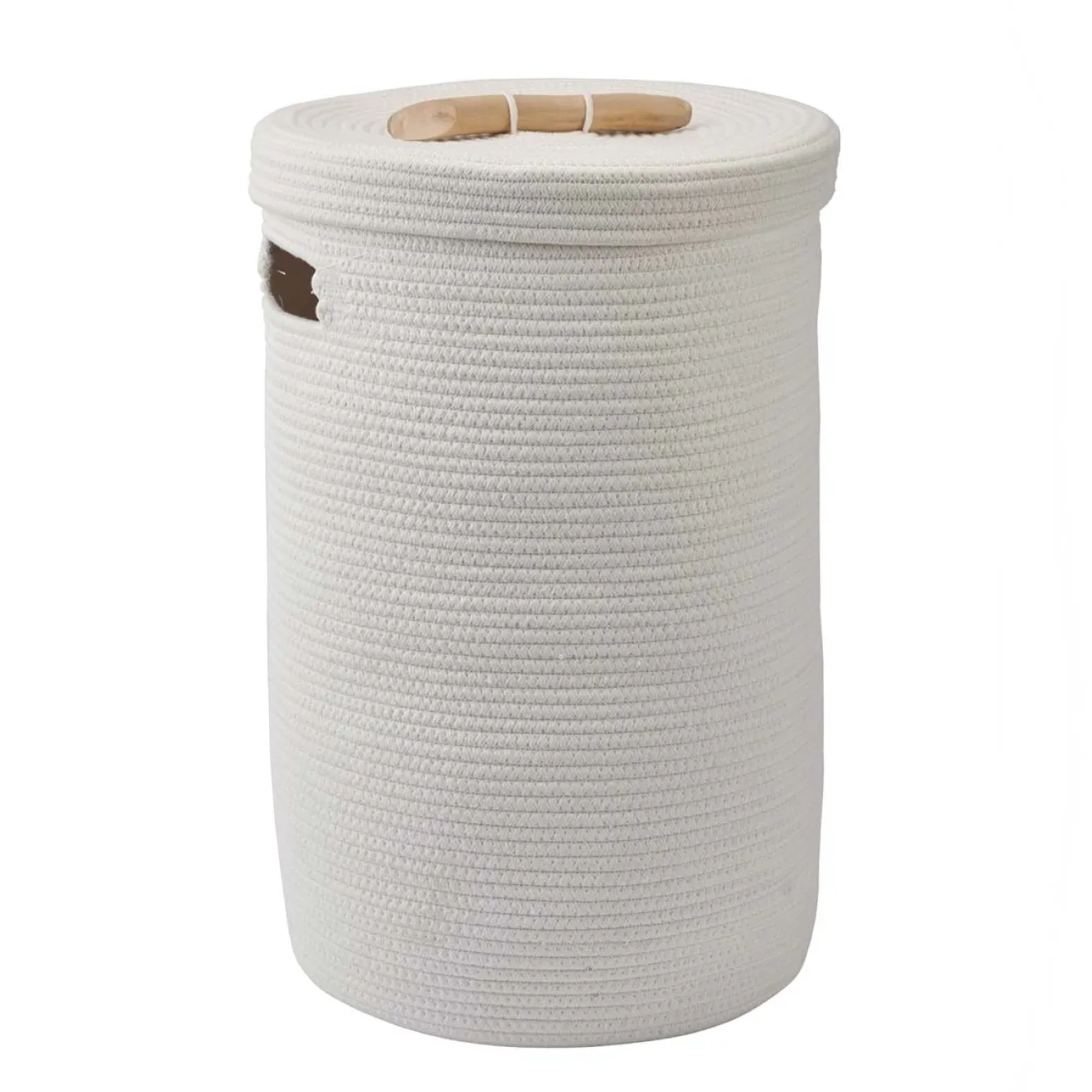 Aquanova Laundry basket OTIS color Ivory-10 (ivory / white)