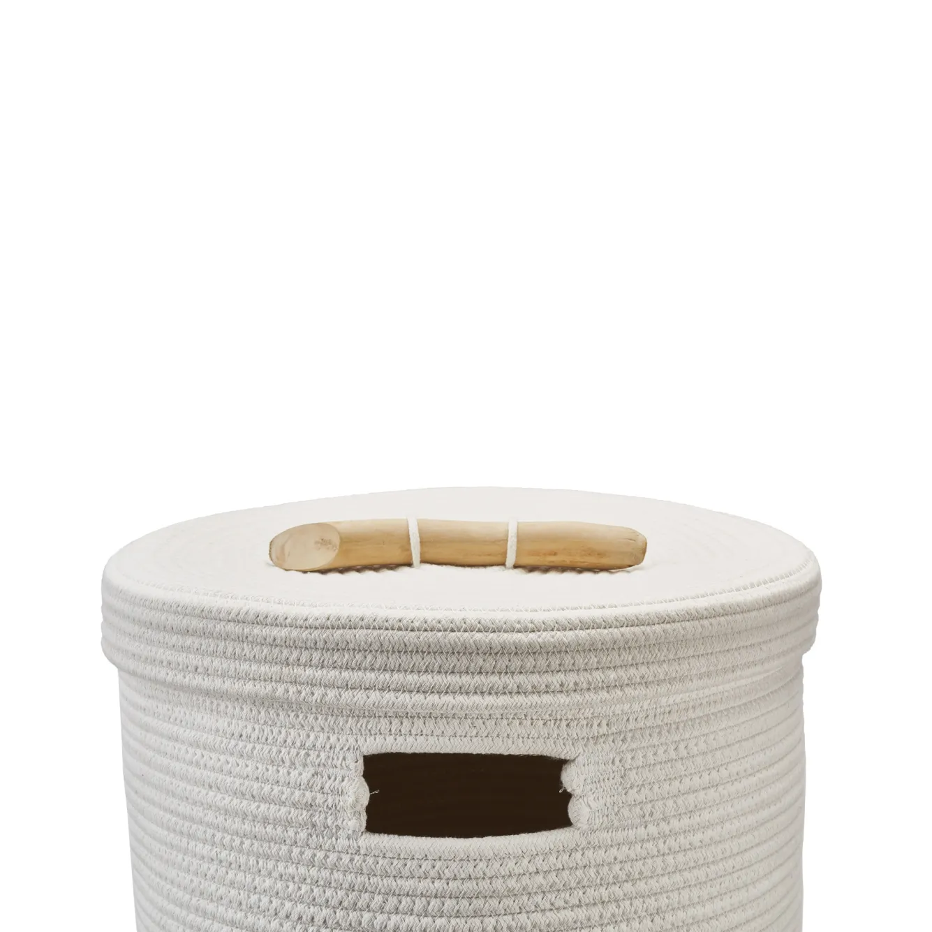 Aquanova Laundry basket OTIS color Ivory-10 (ivory / white)