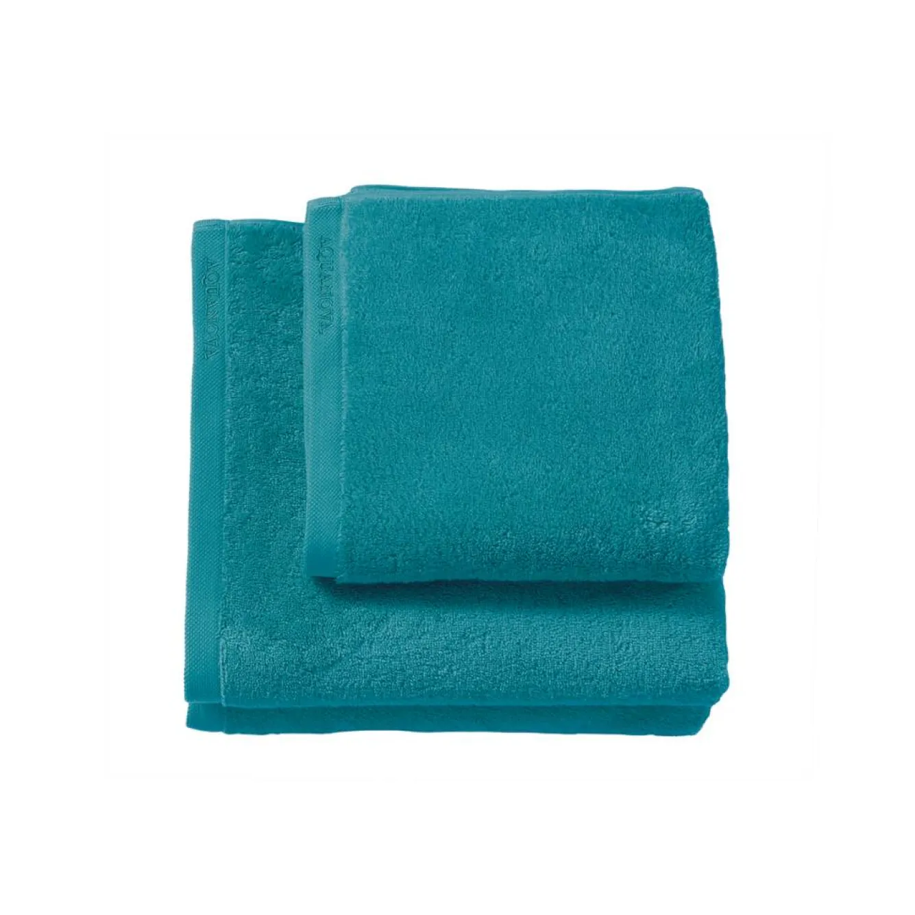 Aquanova Package deal 3: 4x guest towel + 1x washcloth LONDON color Teal-70