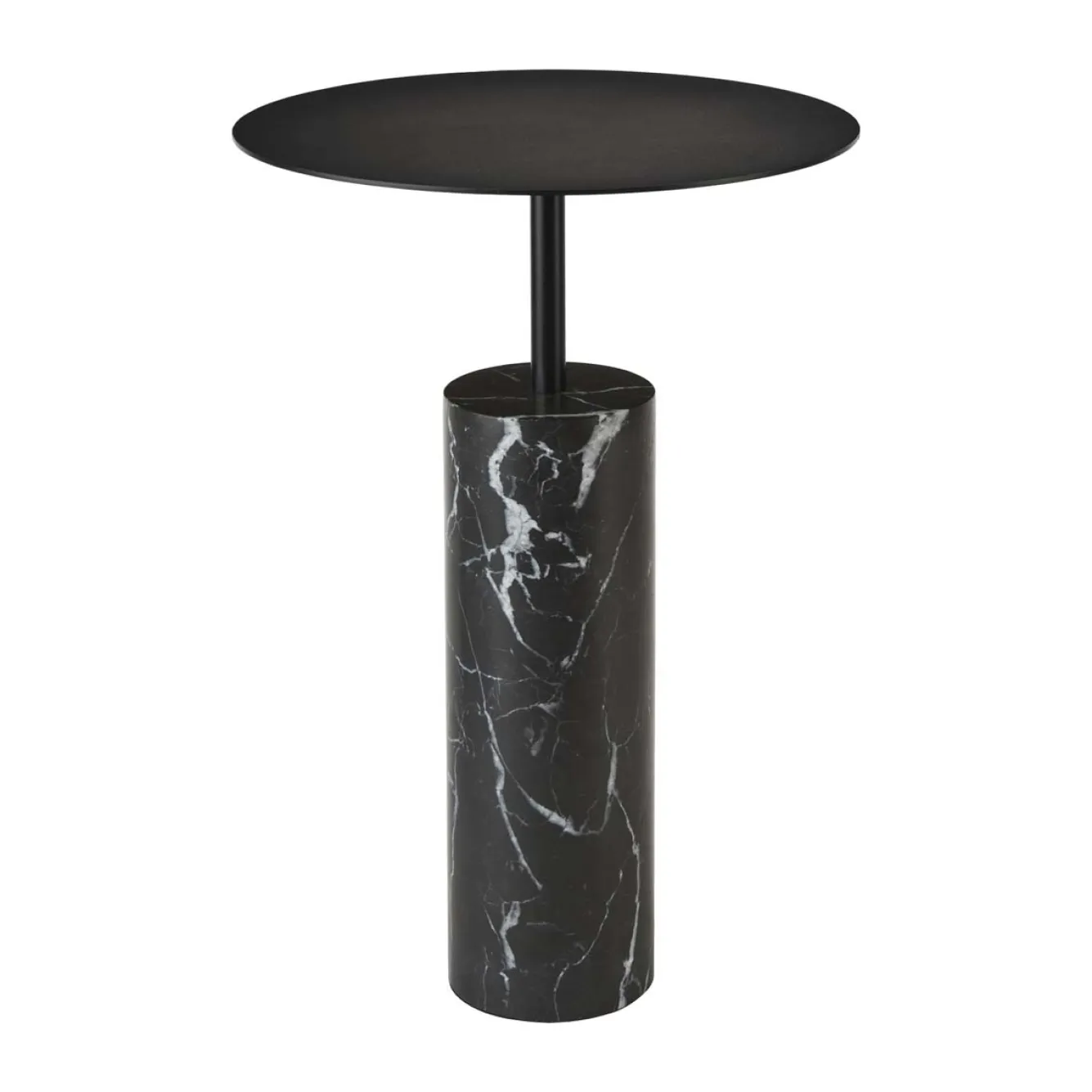 Aquanova Side table NERO color Black (black)