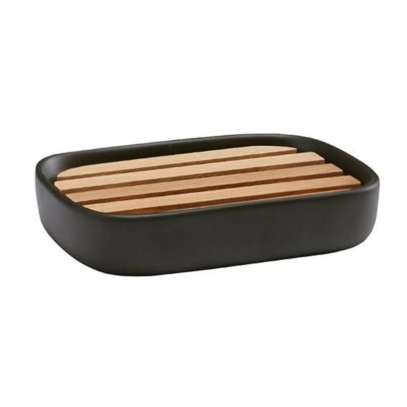 Aquanova Soap dish Oscar Black-09