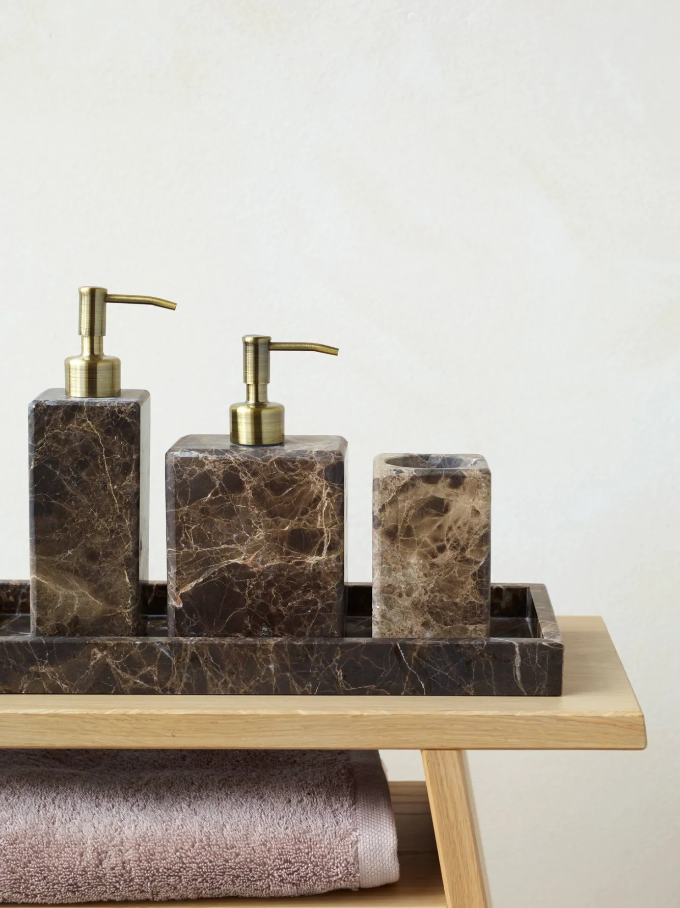 Aquanova Soap dispenser HAMMAM Brown (HAMDIS-01)