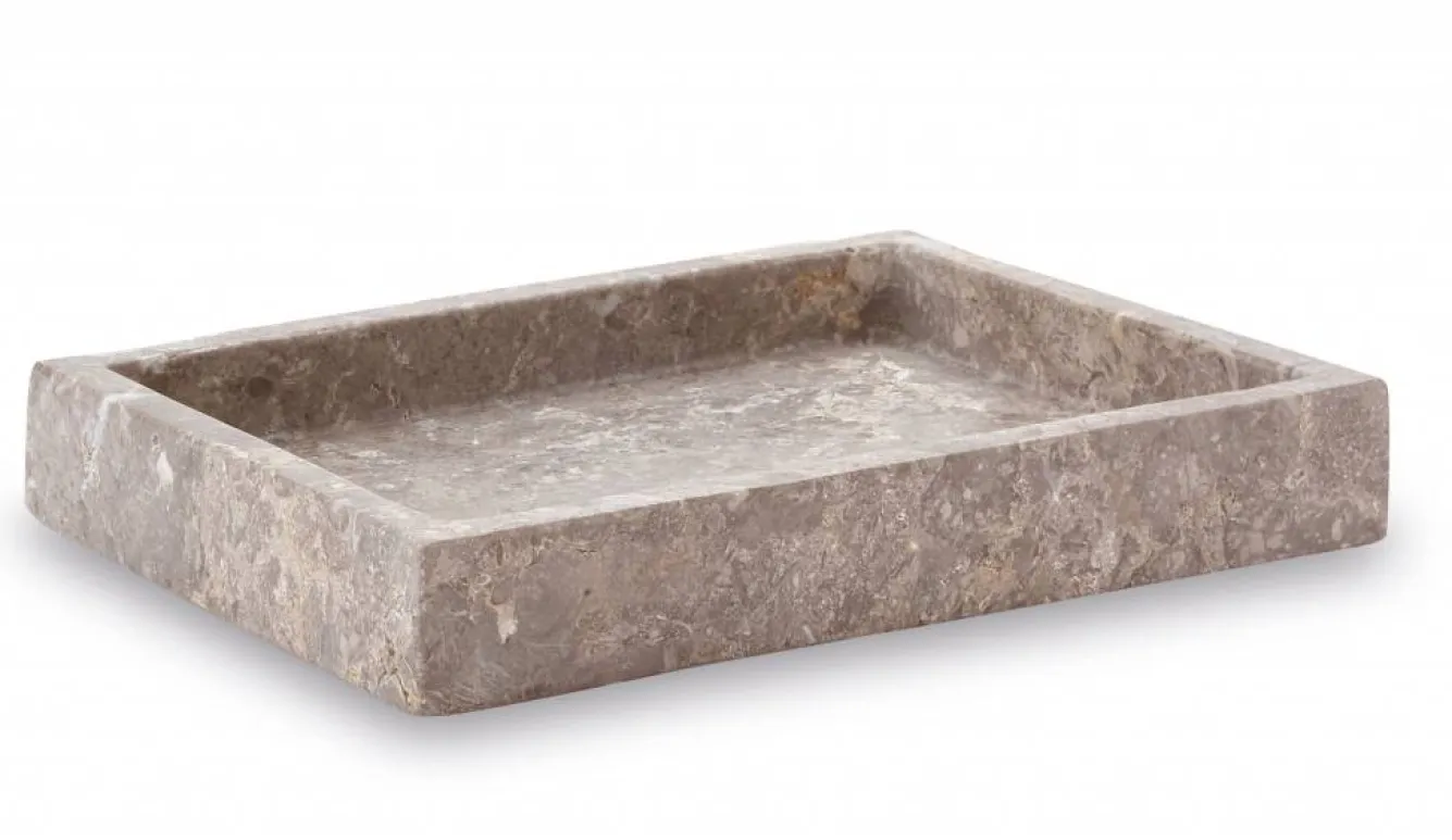 Aquanova Square tray / bowl CONOR color Greige, (gray / beige)