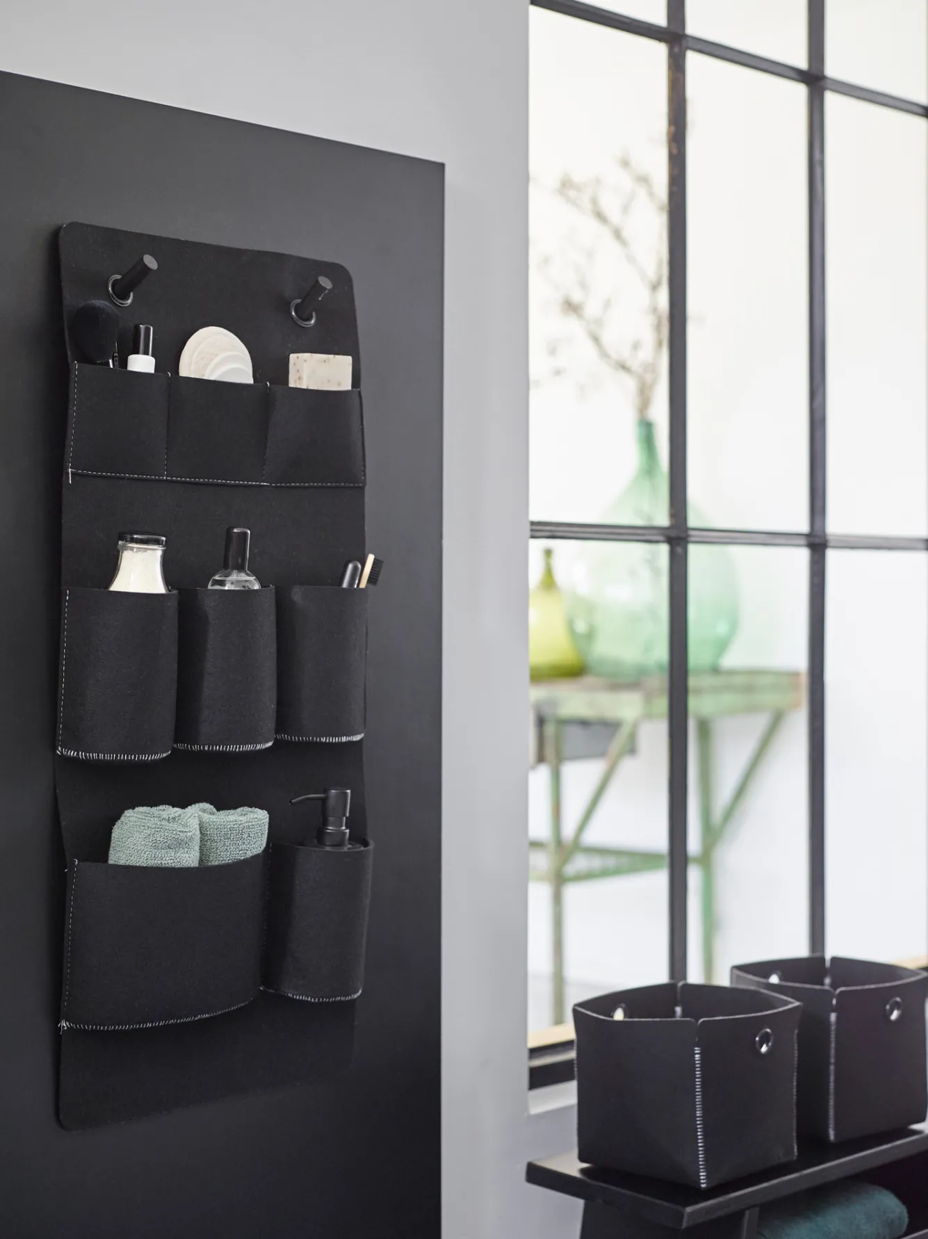 Aquanova Storage basket LIV color Black, black (LIVSBS-09)