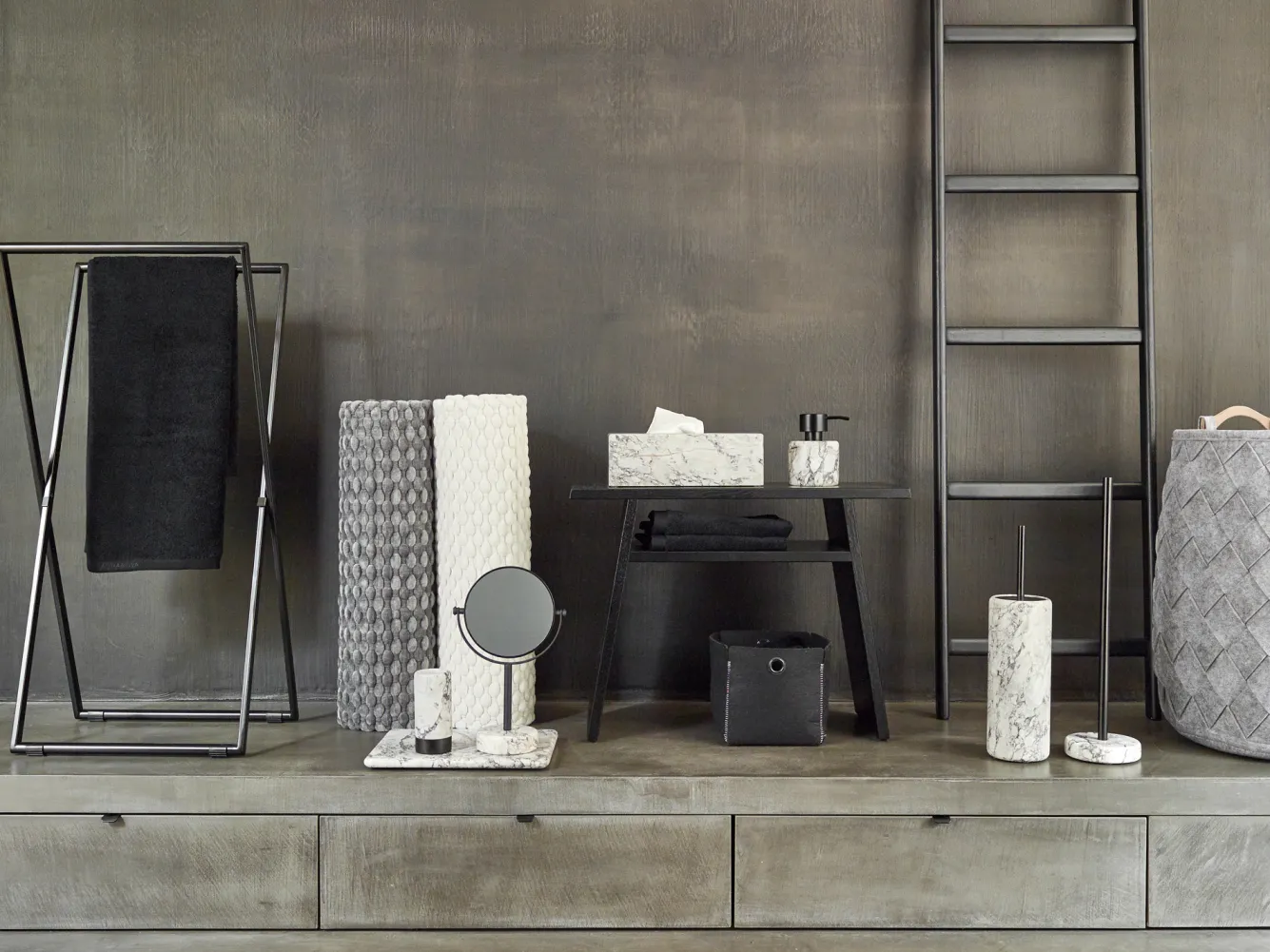 Aquanova Storage basket LIV color Black, black (LIVSBS-09)