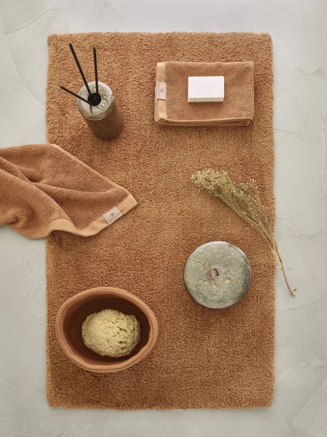 Aquanova Storage basket RENA color Cinnamon-804 (Medium)