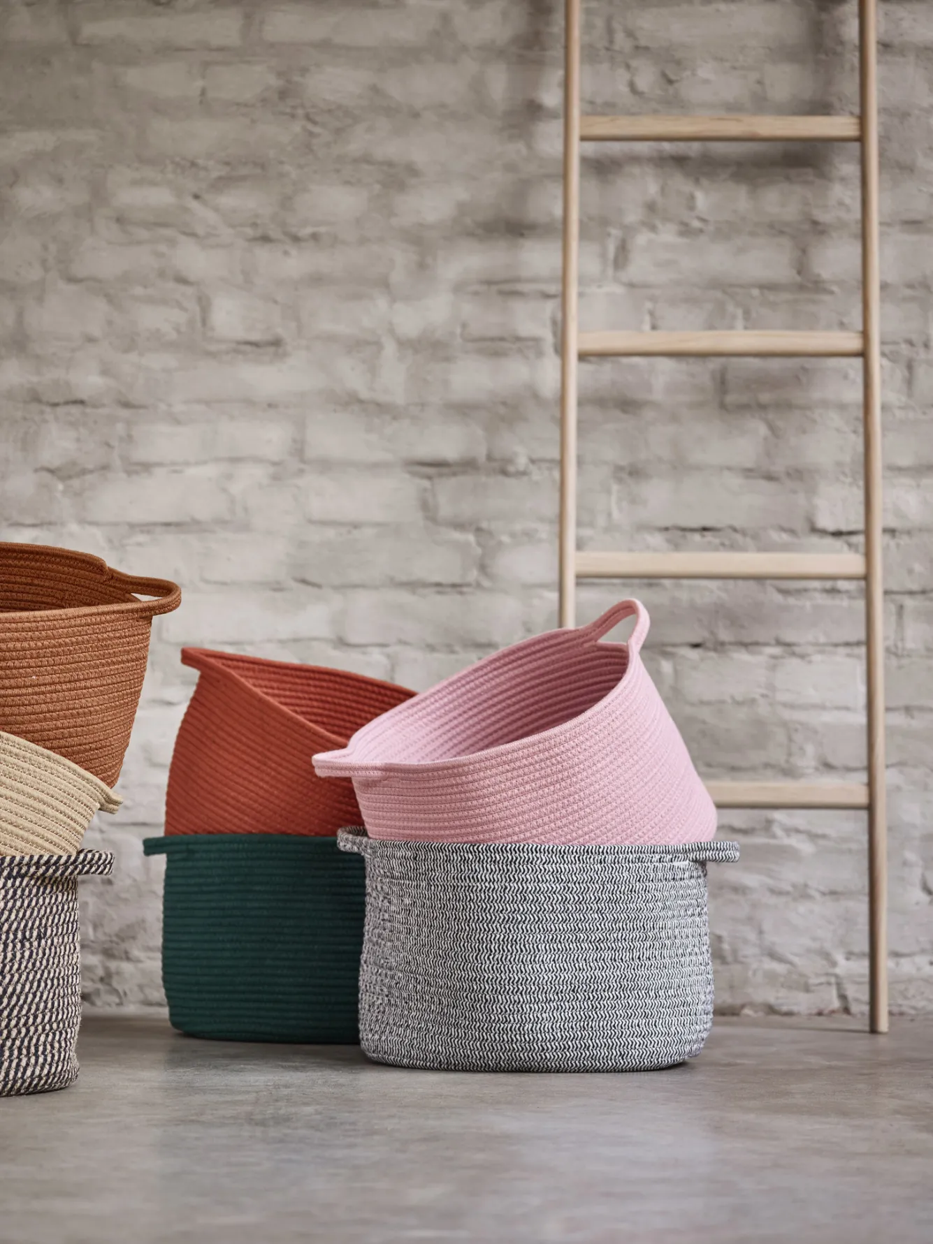 Aquanova Storage basket RENA color Sedum-813 (Medium)