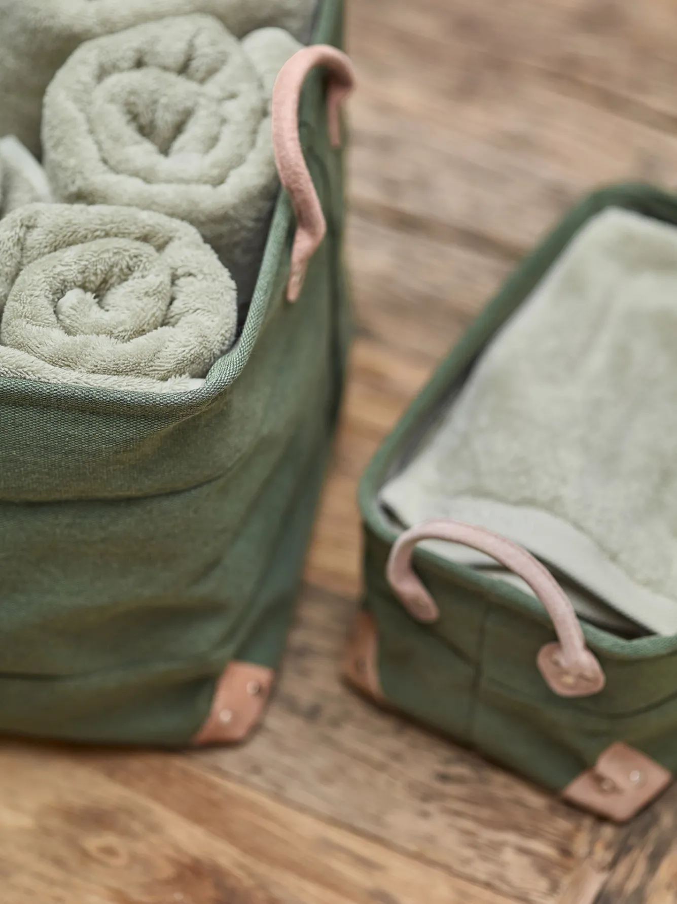 Aquanova Storage basket LUBIN Sage Green-582 (Small)