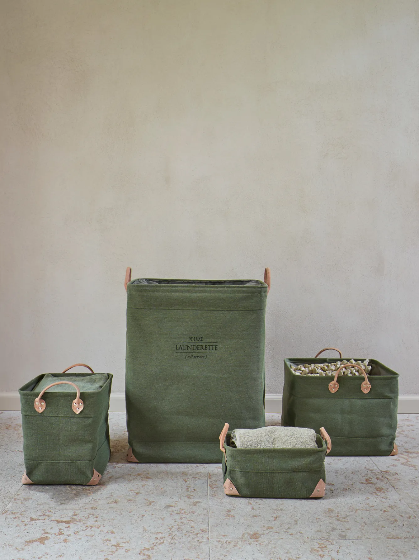 Aquanova Storage basket LUBIN Sage Green-582 (Small)