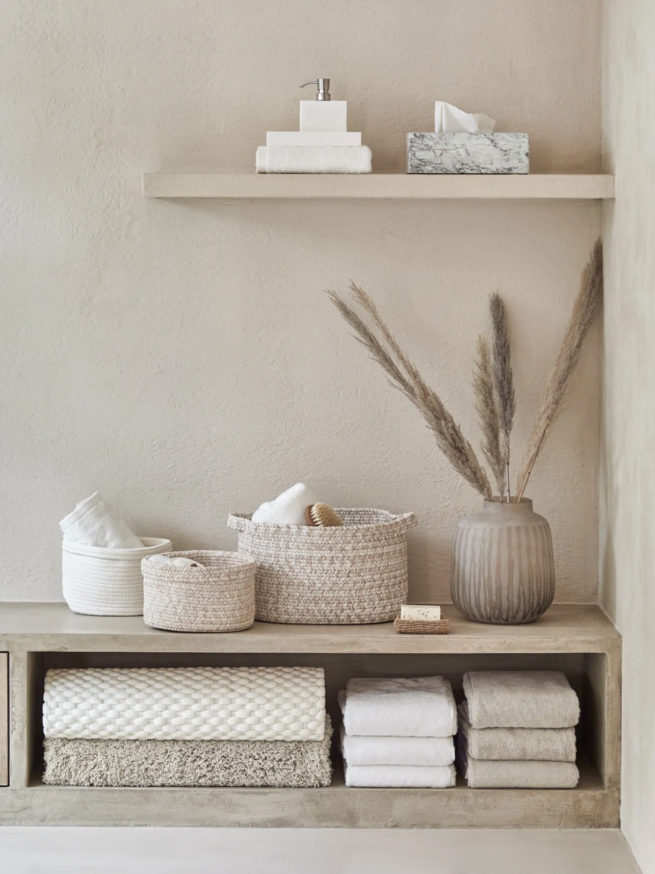 Aquanova Storage basket RENA color Birch-806 (Medium)