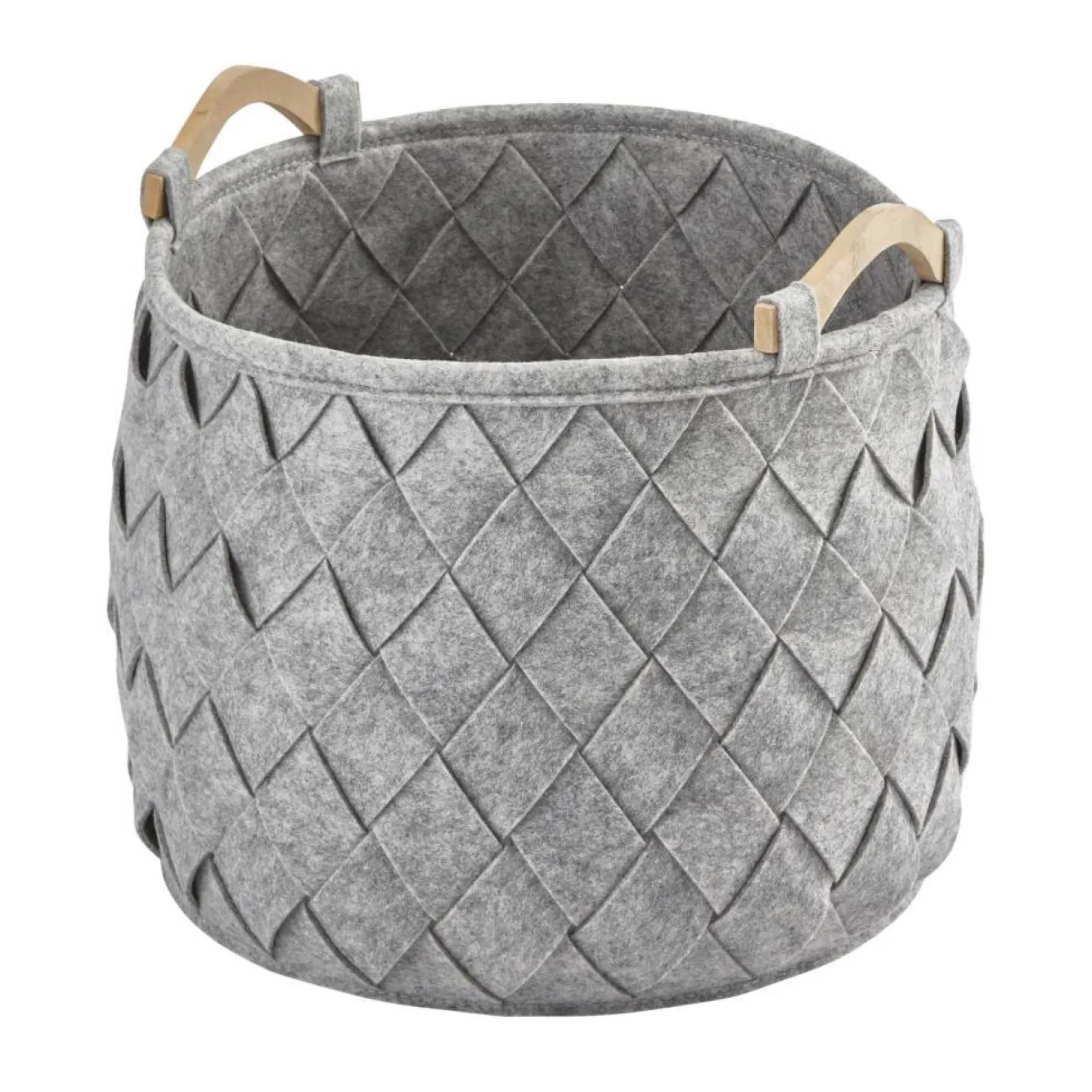 Aquanova Storage basket AMY color Silver Gray-95 (gray) medium