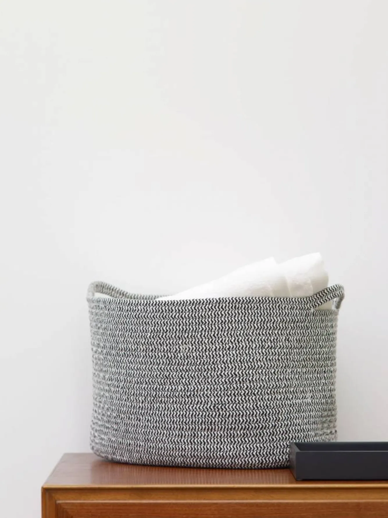 Aquanova Storage basket RENA color Ivory-10 (Medium)